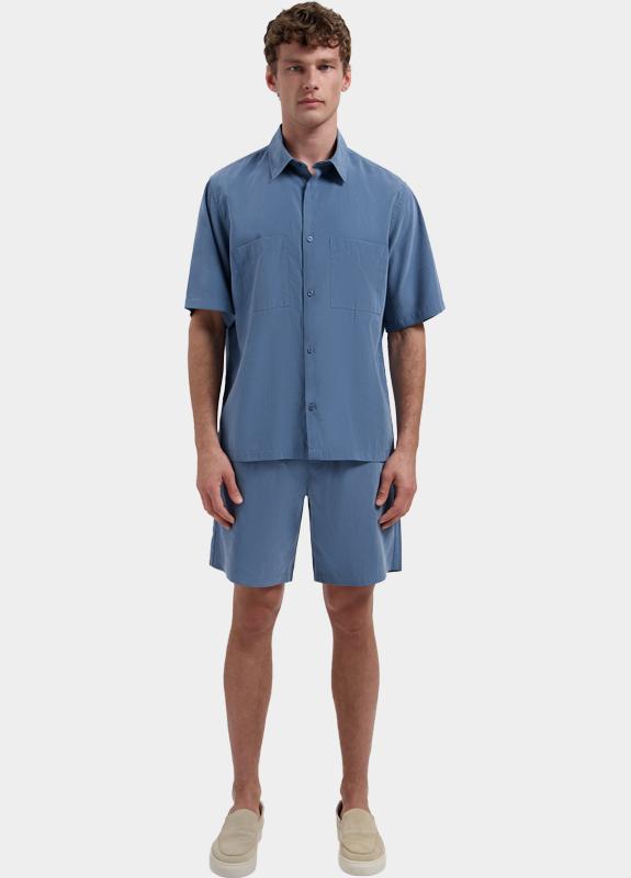 Dstrezzed Casual hemd korte mouw Blauw Samuel Summer Shirt 311516/621