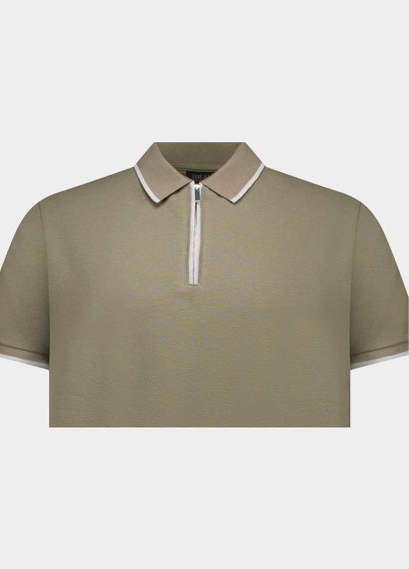 Cars Jeans Polo korte mouw Grijs Escor 63171/44