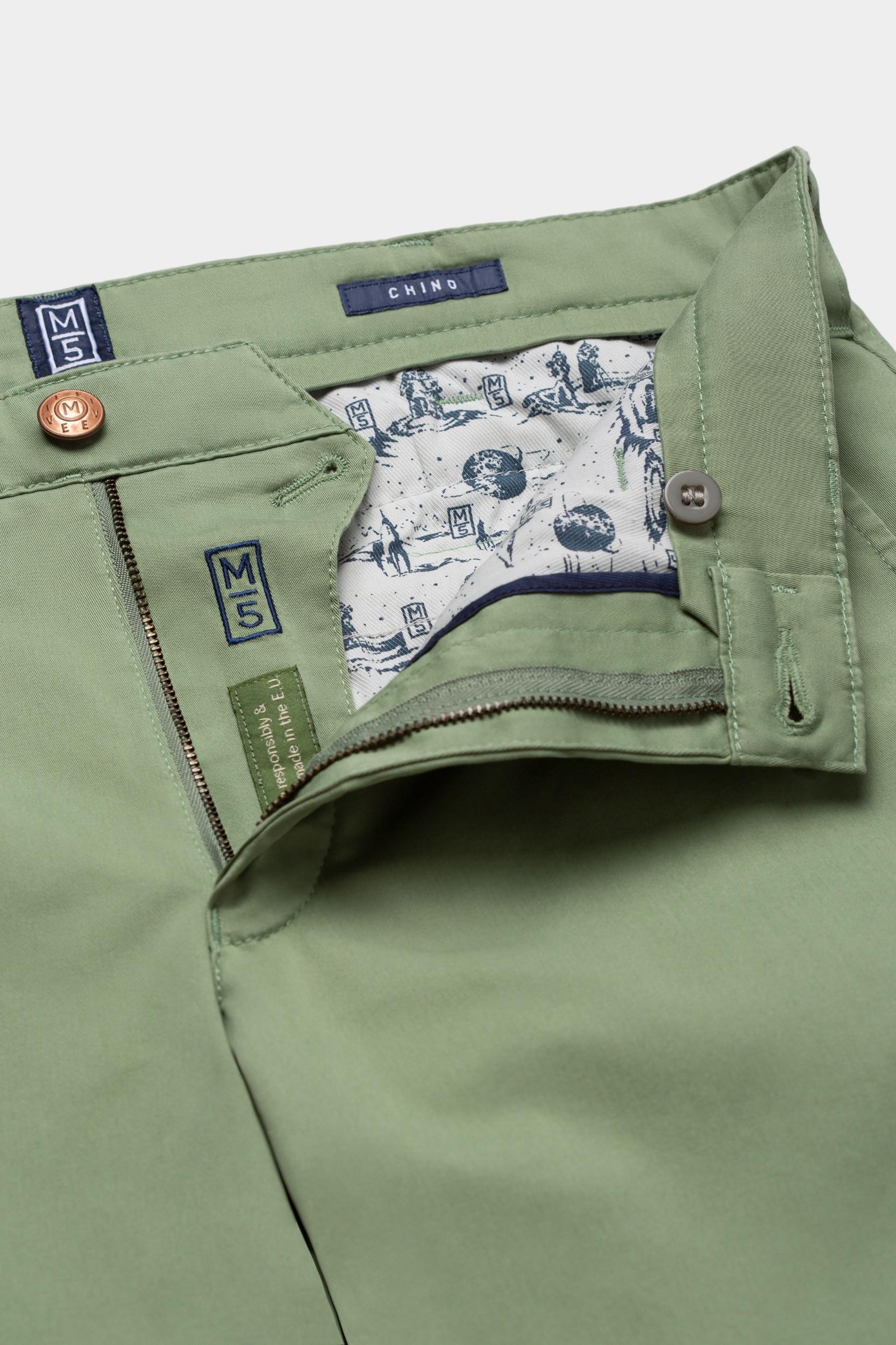 Meyer Katoenen Broek Groen CHINO Art.1-6181 3641618100/23