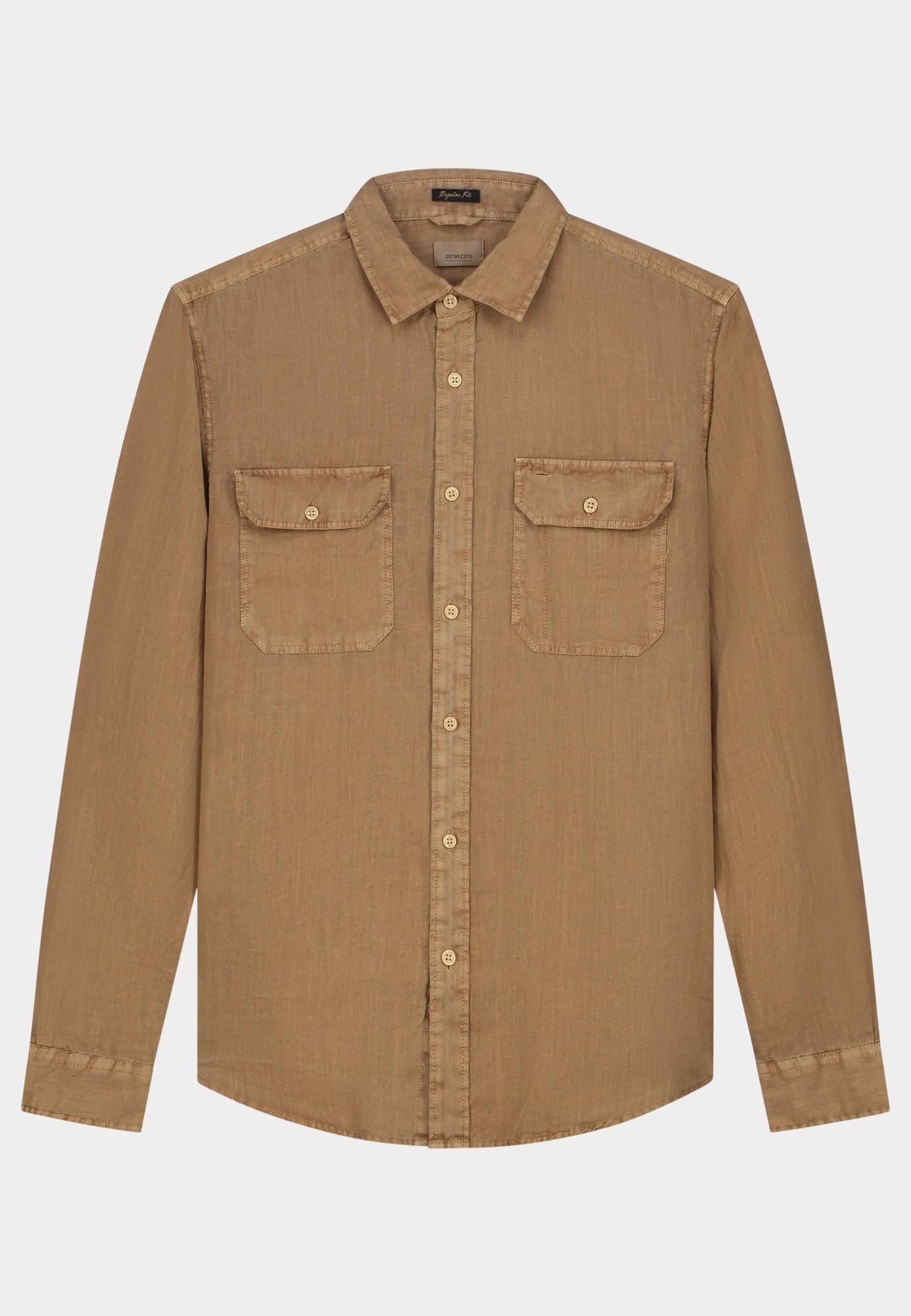 Dstrezzed Casual hemd lange mouw Beige DS_Samson Casual Shirt 303804/214