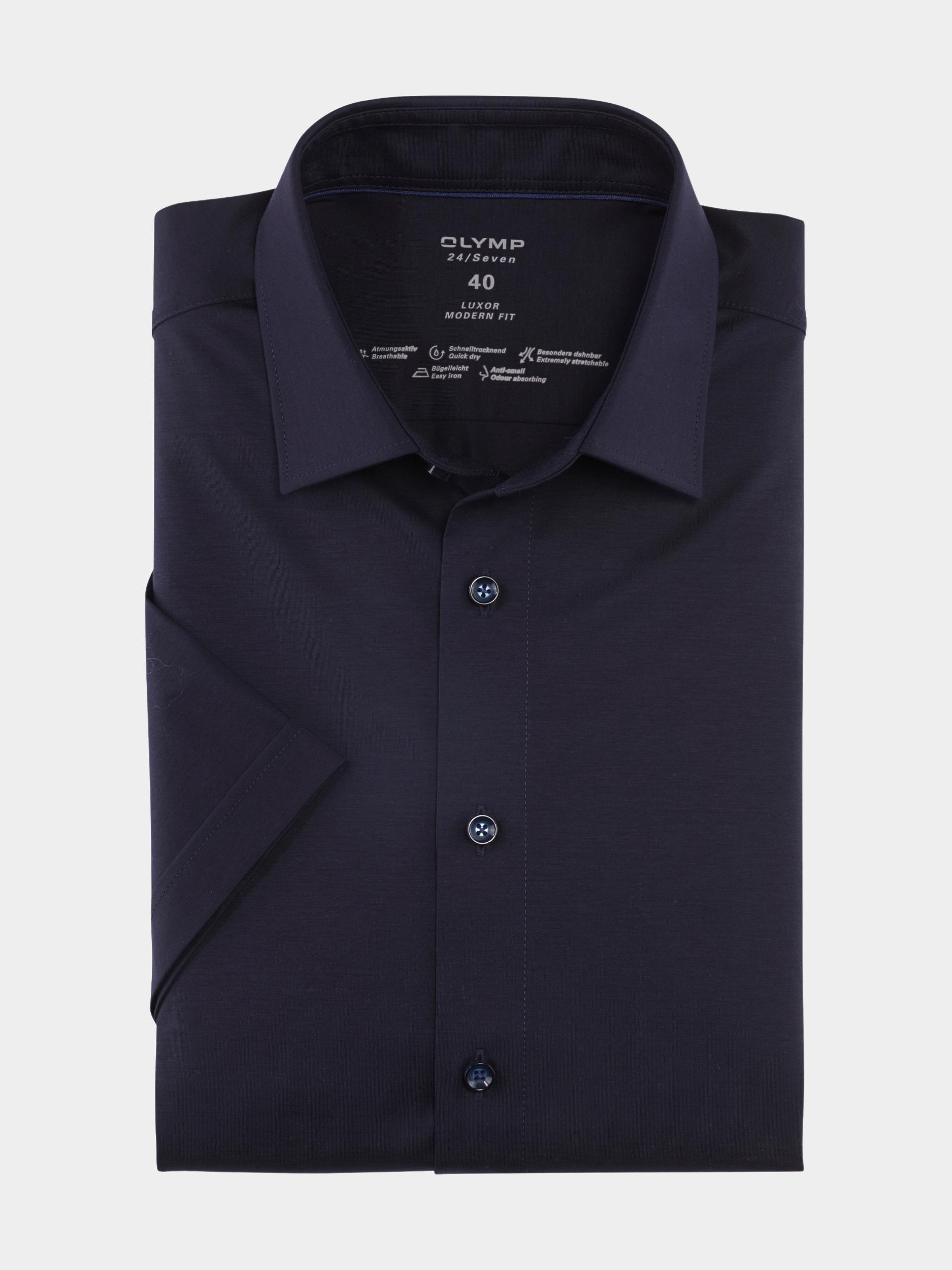 Olymp Business hemd korte mouw Blauw 1202/62 Hemden 120262/18