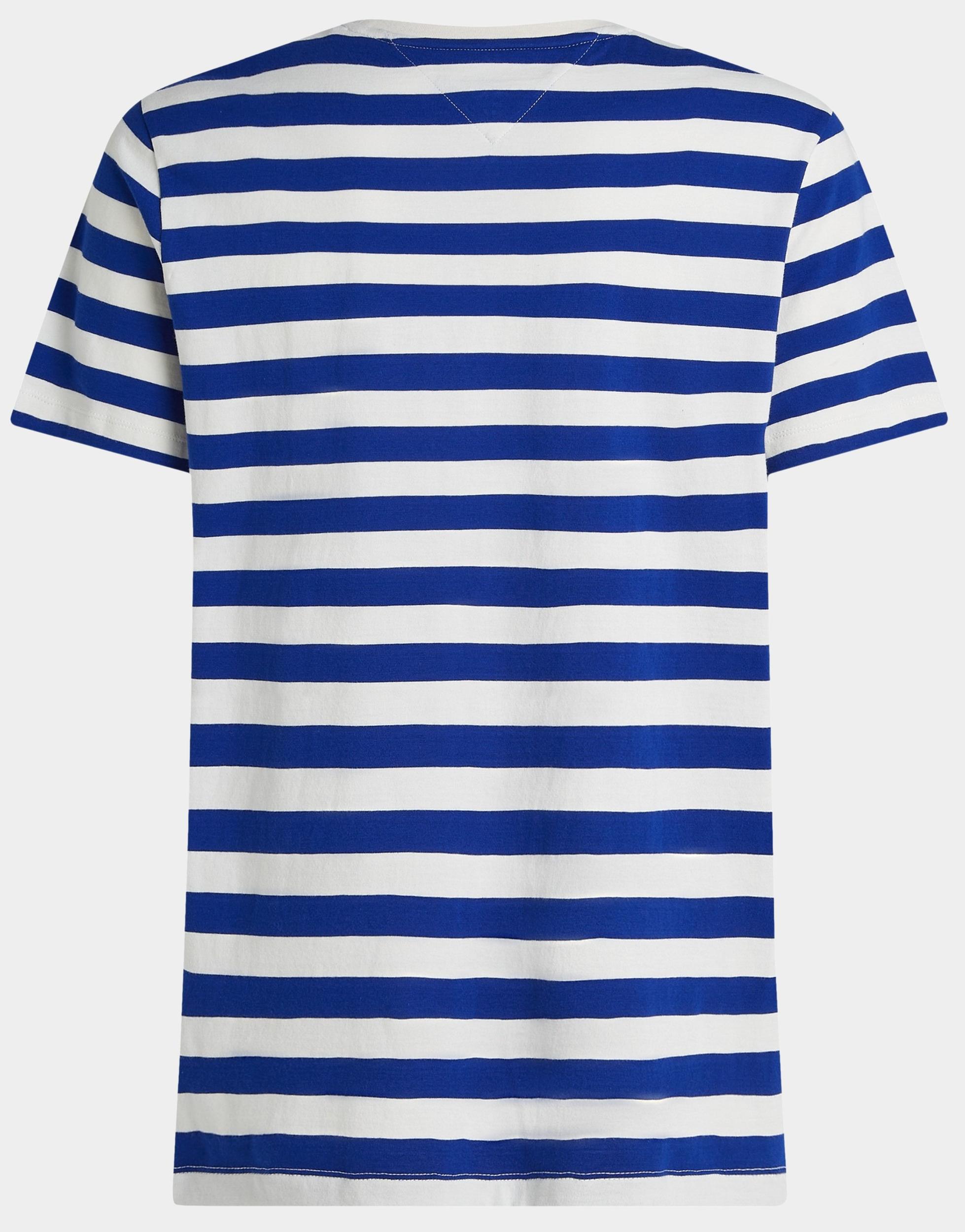 Tommy Hilfiger T-shirt korte mouw Blauw Essential Solid Pocket Tee MW0MW37283/0FB