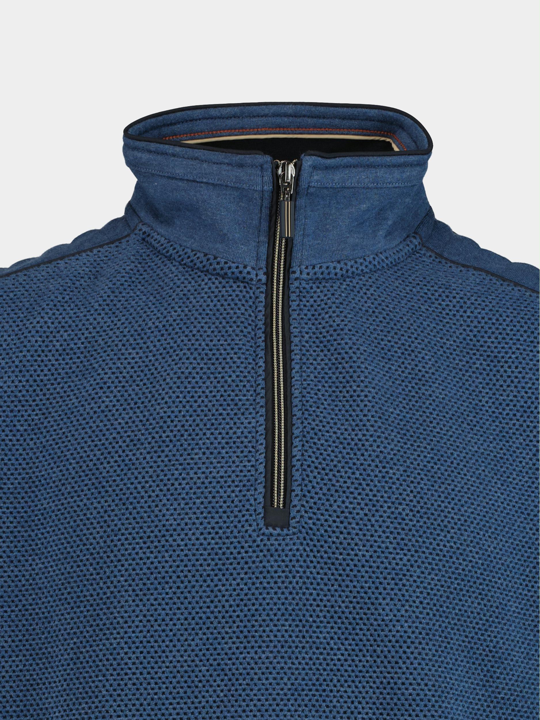 Baileys Sweater Blauw Sweatshirt zip 223137/535