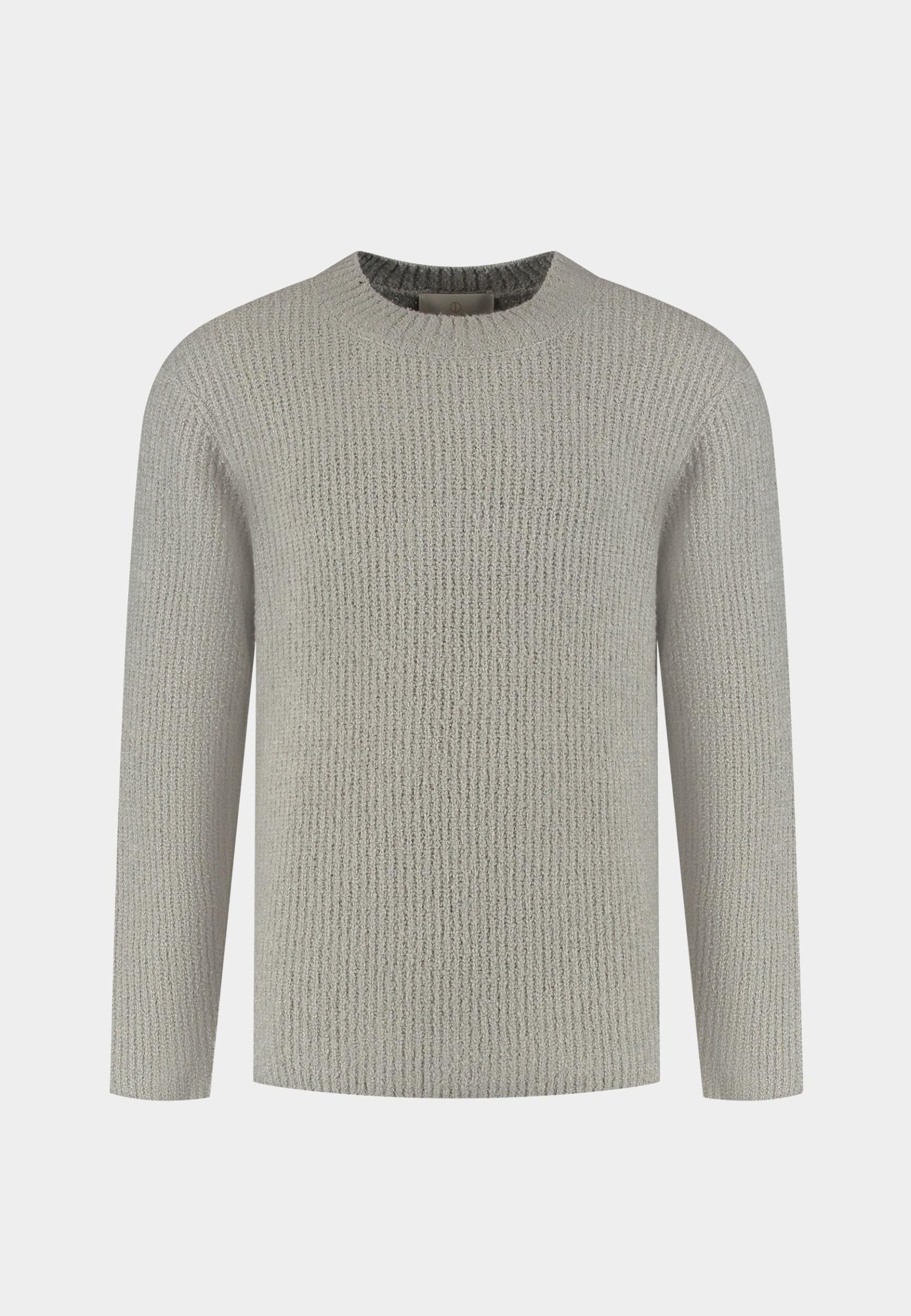 Dstrezzed Pullover Grijs DS_Quint Mock Neck 405906/831