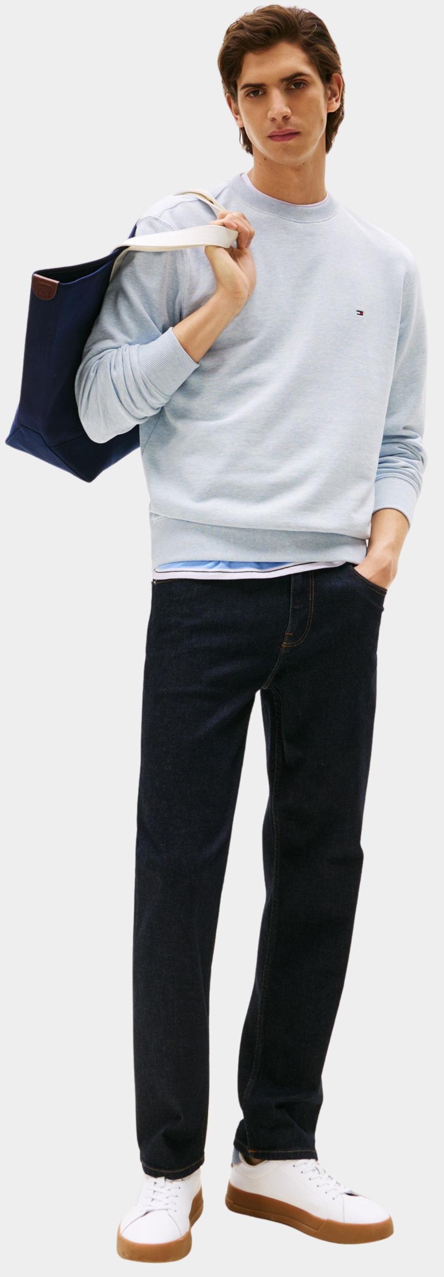 Tommy Hilfiger Pullover Blauw Essential Terry Crew MW0MW37237/DS9
