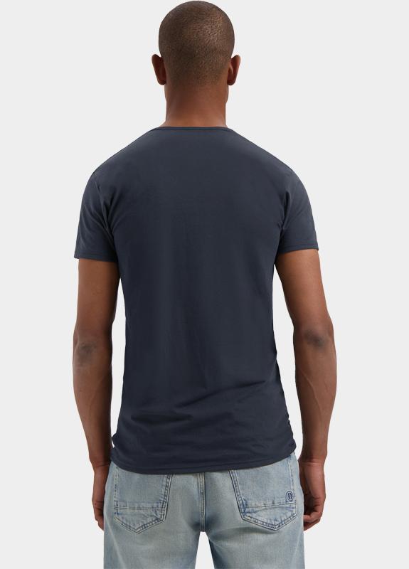 Dstrezzed T-shirt Blauw Eastwood 2 Pack V-Neck Tee Ba 707010/649