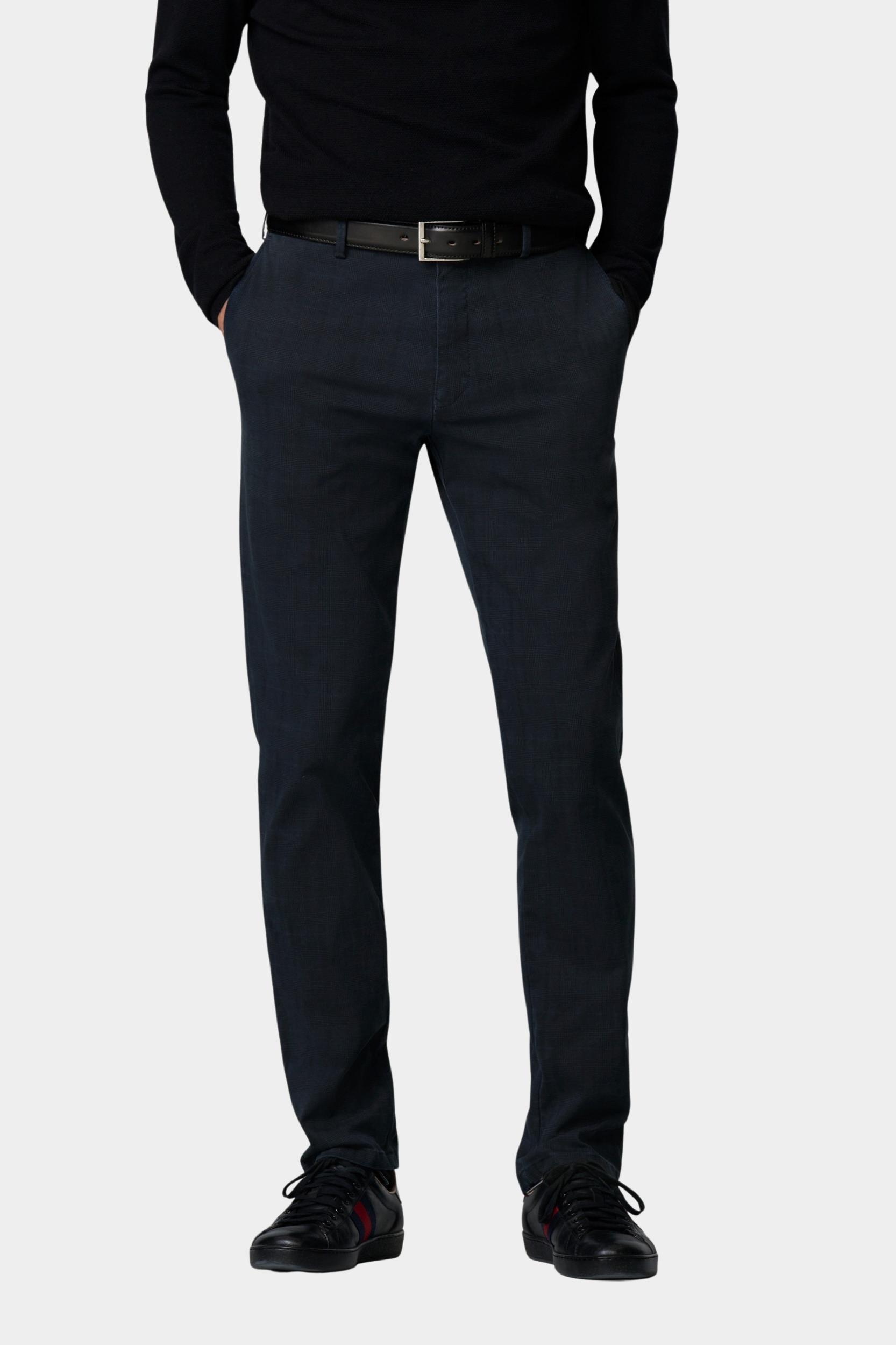 Meyer Katoenen Broek Blauw BONN Art.2-5621 1022562100/18