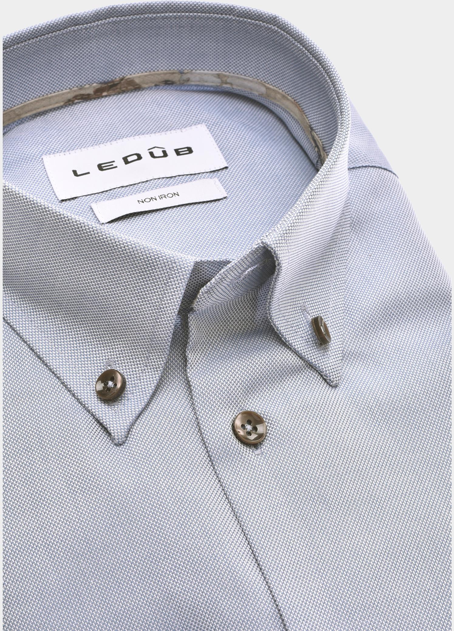 Ledub Zakelijk overhemd heren Blauw  0143532/160-650-000