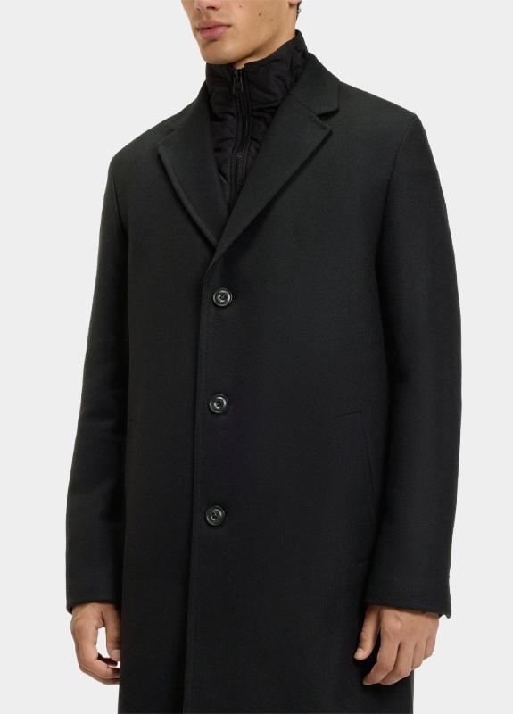 HUGO Red Wollen Jas Blauw Milogan2541 10266240 01 50546546/405