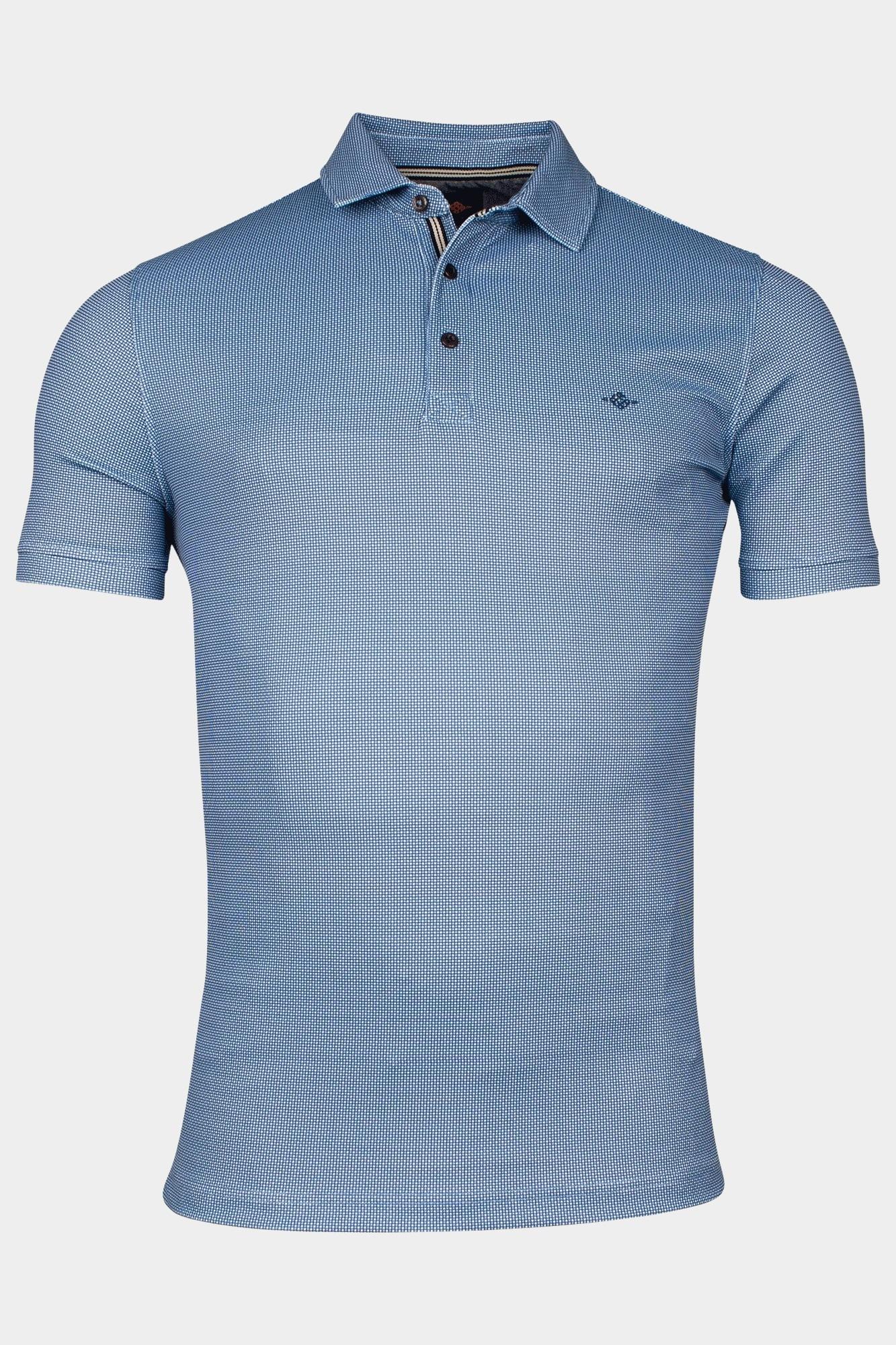Baileys Polo korte mouw Blauw Poloshirt All over print "Min 515219/62
