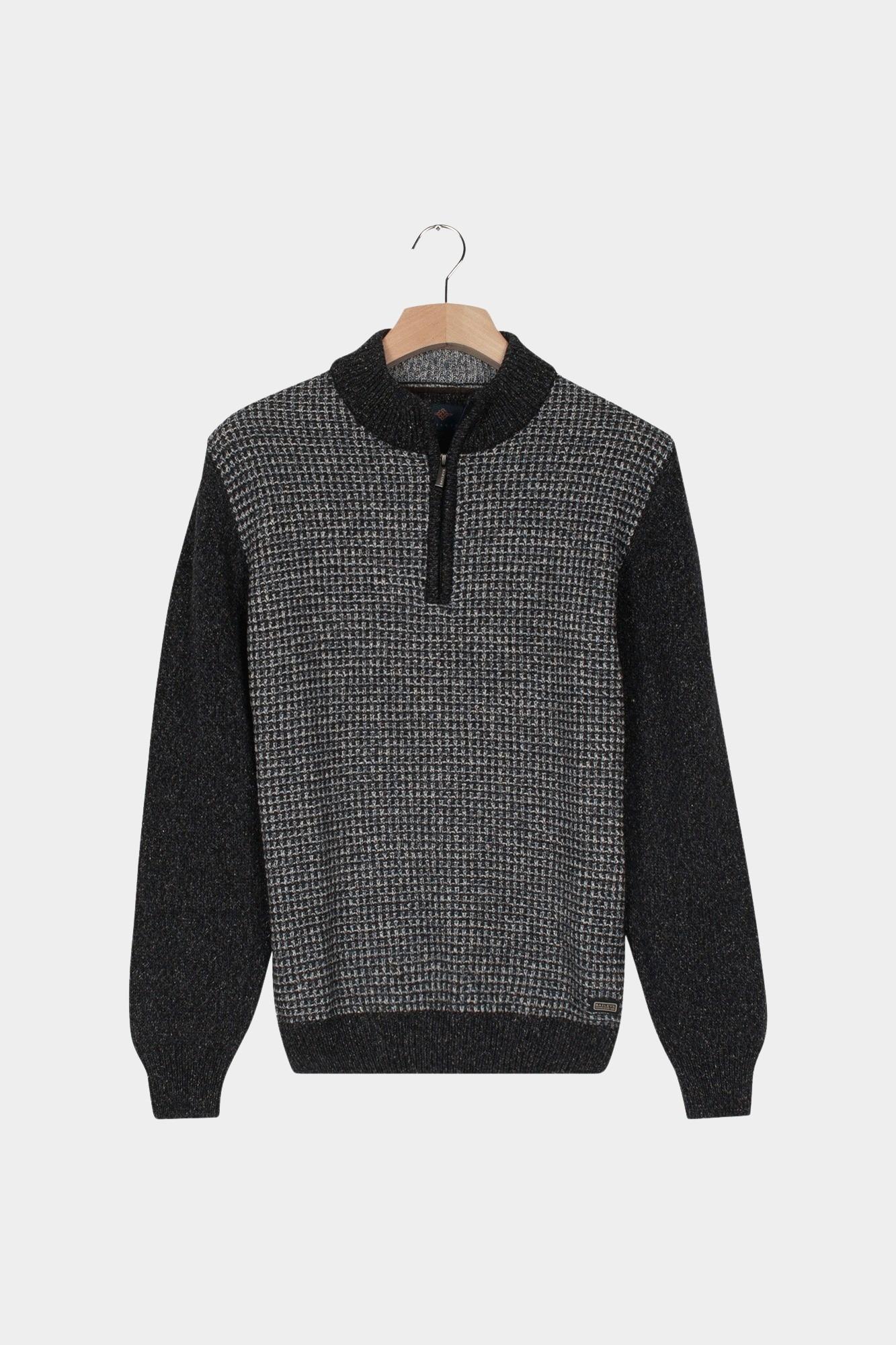 Baileys Half Zip Blauw Pullover 1/2 Zip  5gg, single 528491/609