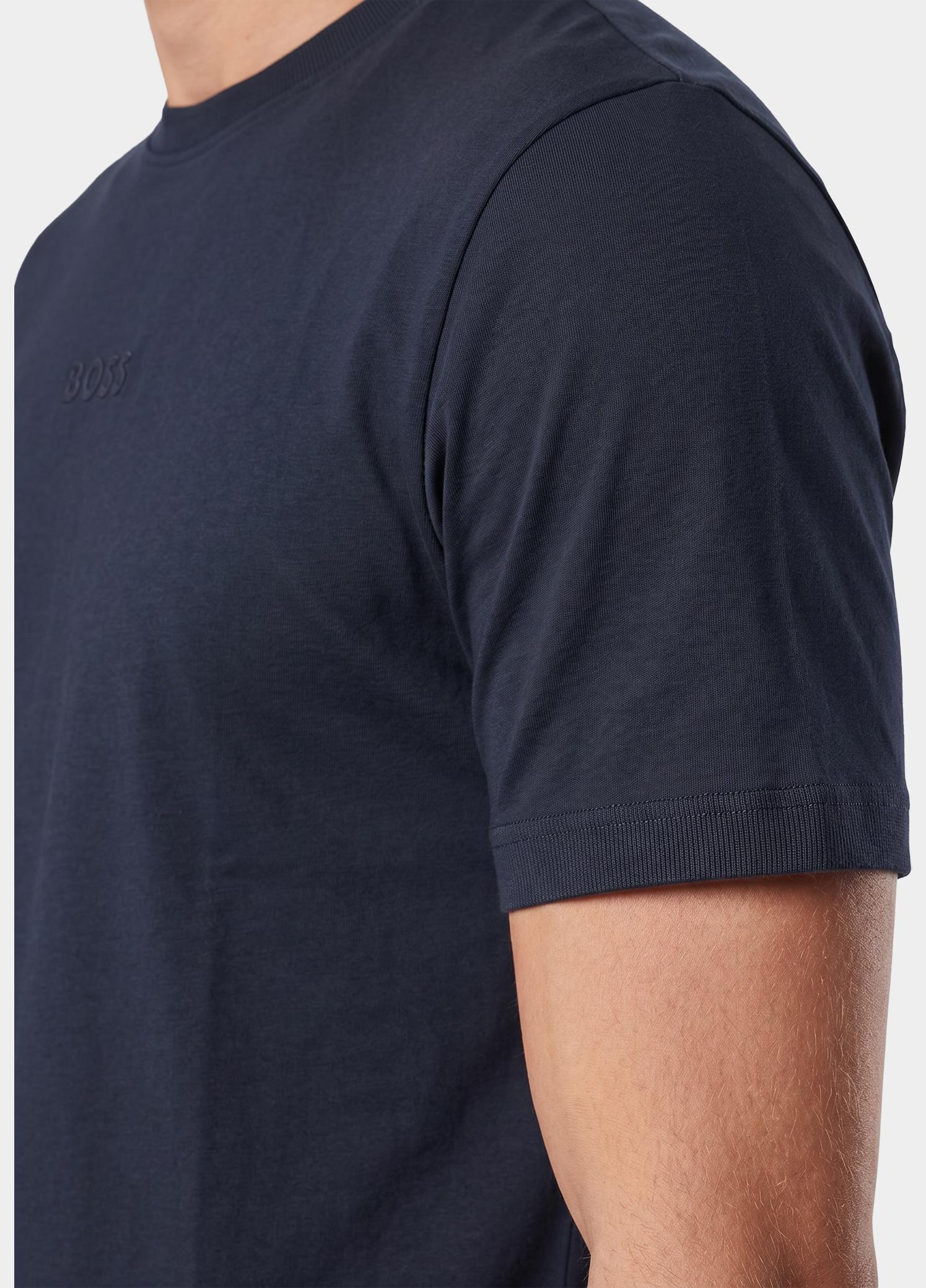 BOSS Green T-shirt heren Blauw Tee 10 10262150 01 50519368/404