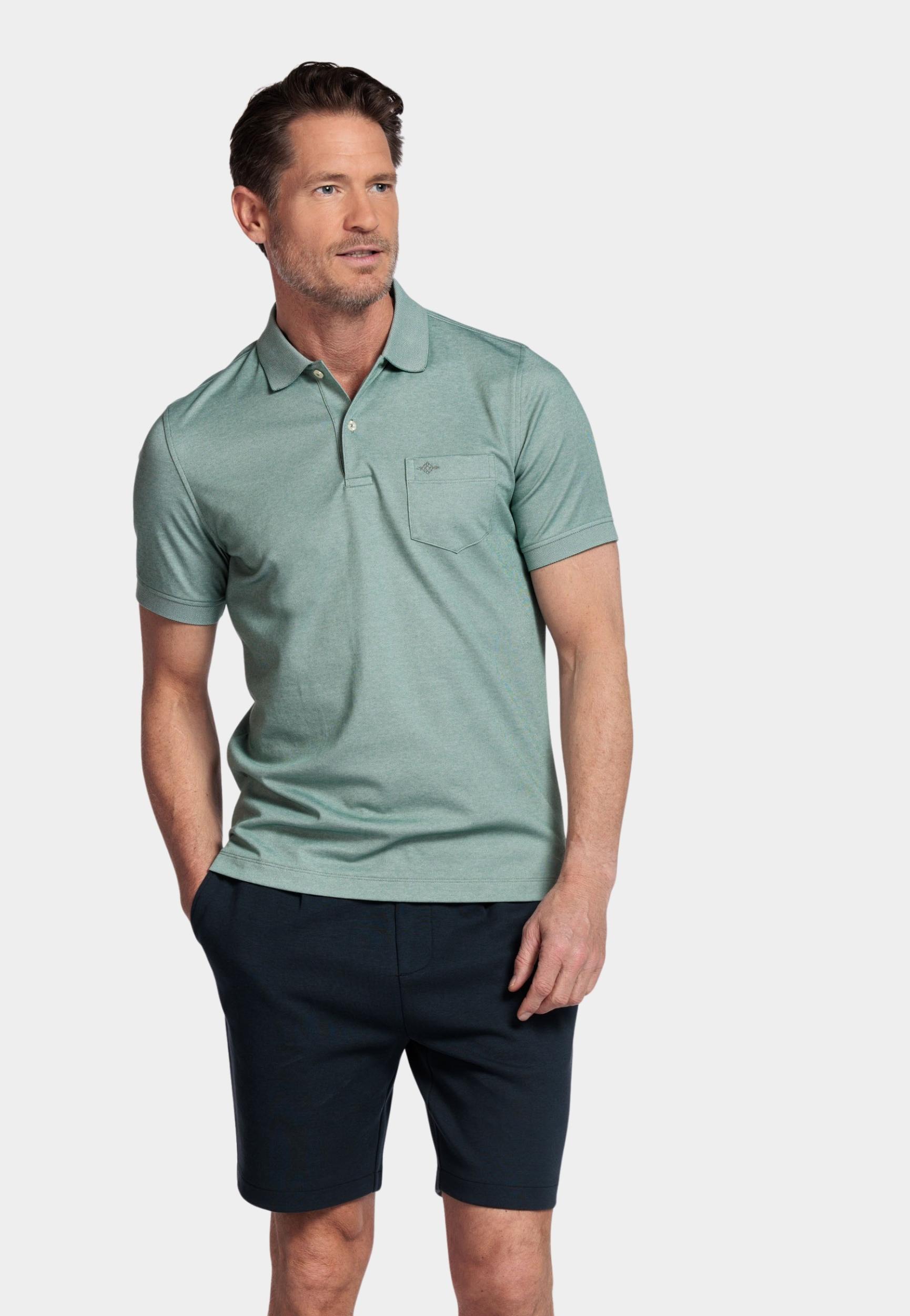 Baileys Polo korte mouw Groen Poloshirt 515280/73