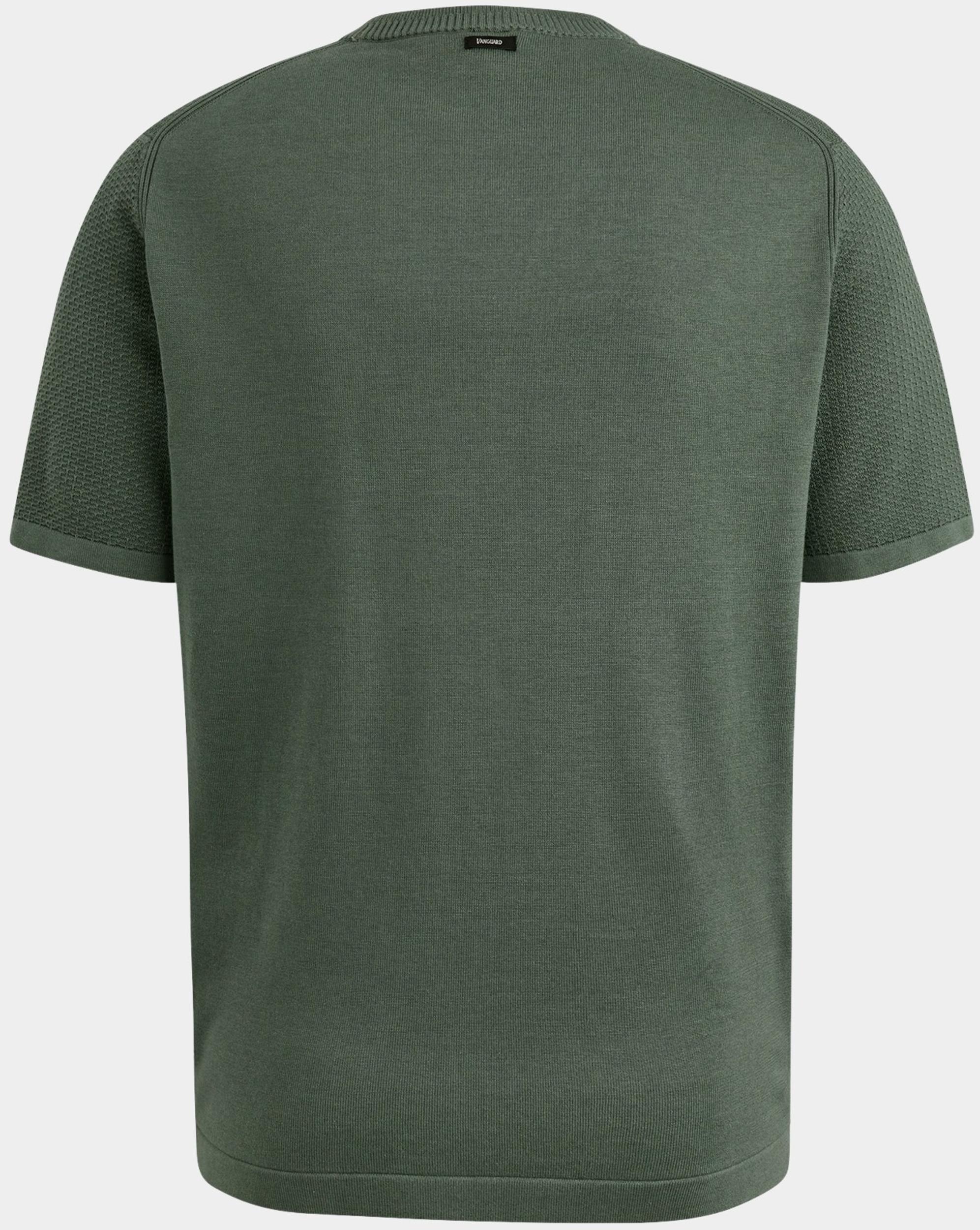 Vanguard T-shirt korte mouw Groen Short sleeve r-neck cotton mo VTSS2503515/6023