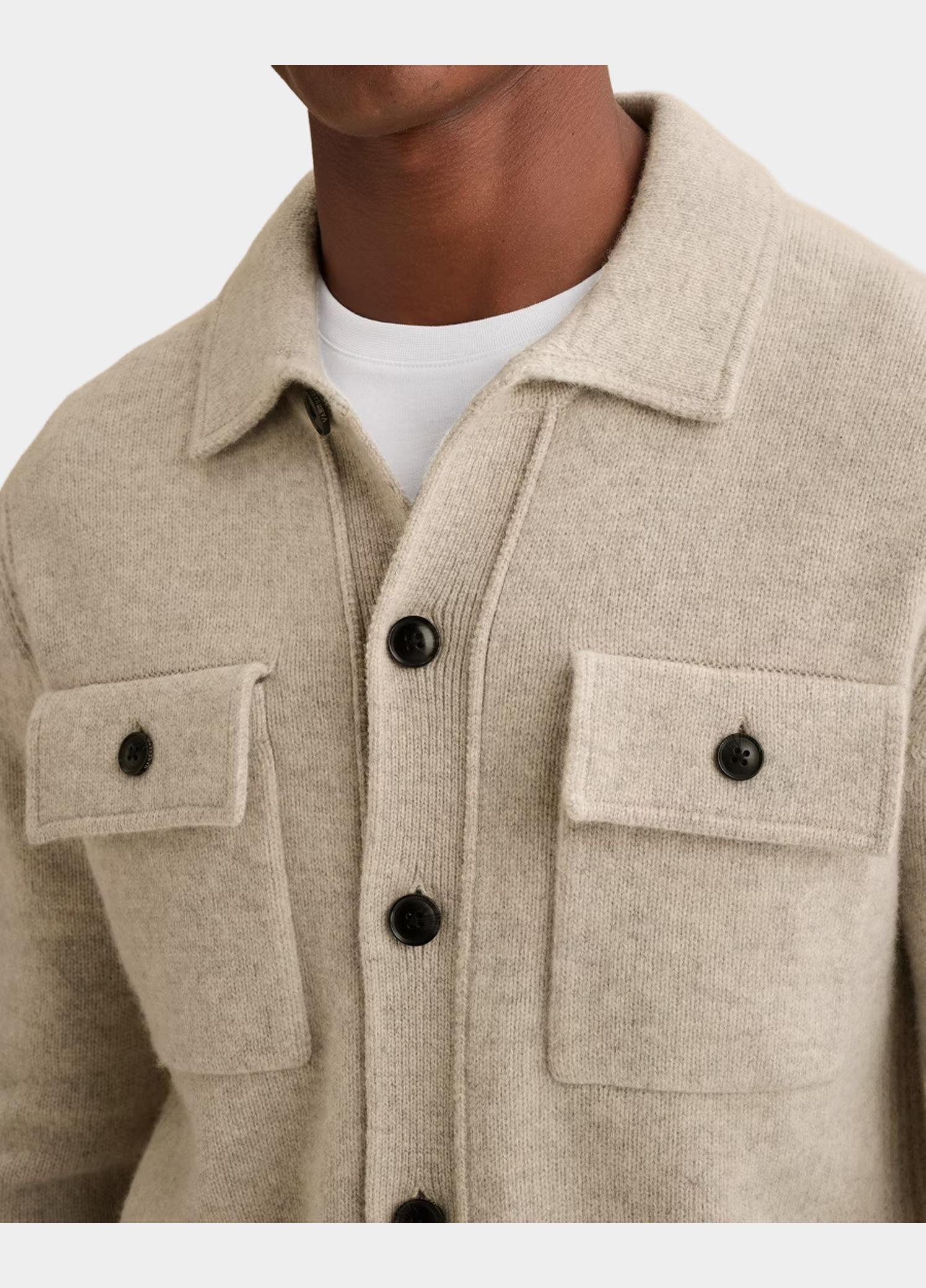Vanguard Vest heren Grijs Zip jacket premium wool VKC2609368/7074