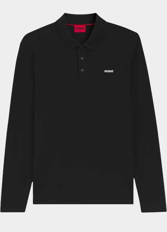 HUGO Red Polo korte mouw Zwart Donoslong 10266059 01 50547358/001