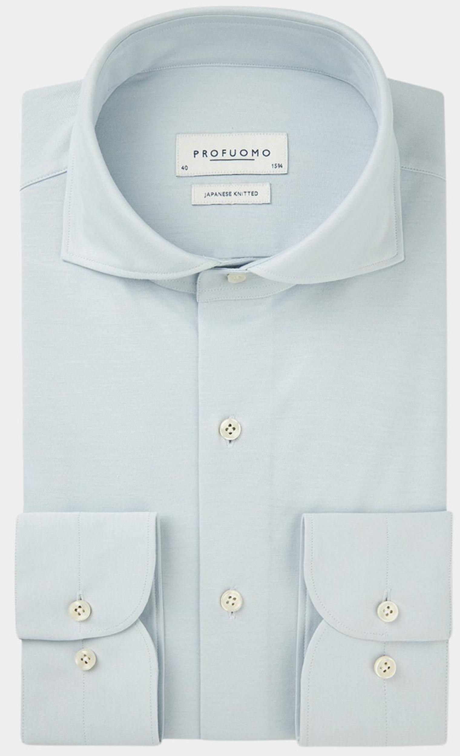 Profuomo Business hemd lange mouw Blauw  PPWH10002D/M1