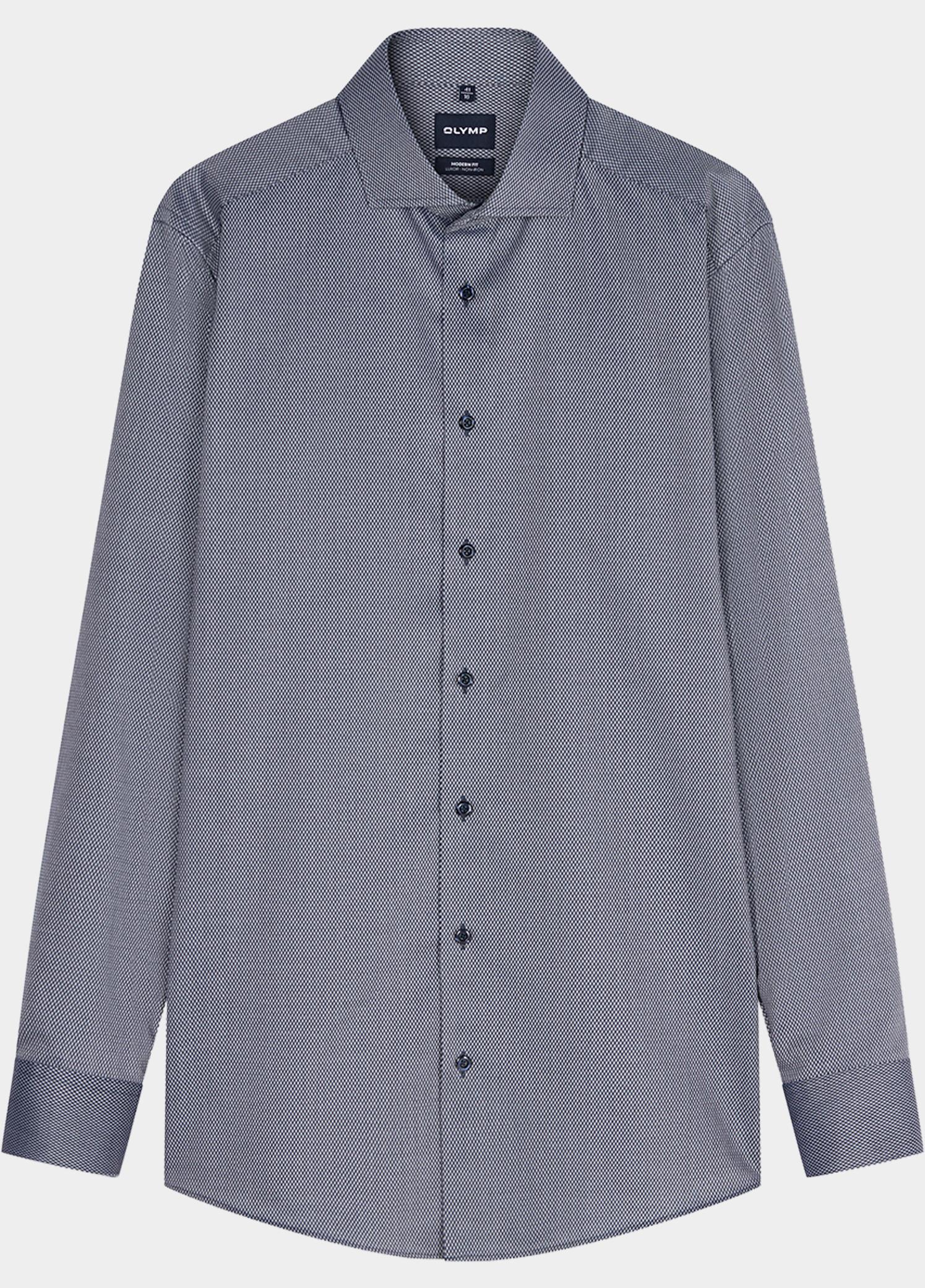 Olymp Zakelijk overhemd heren Blauw Luxor mf D.2102 o.T. 125224/18
