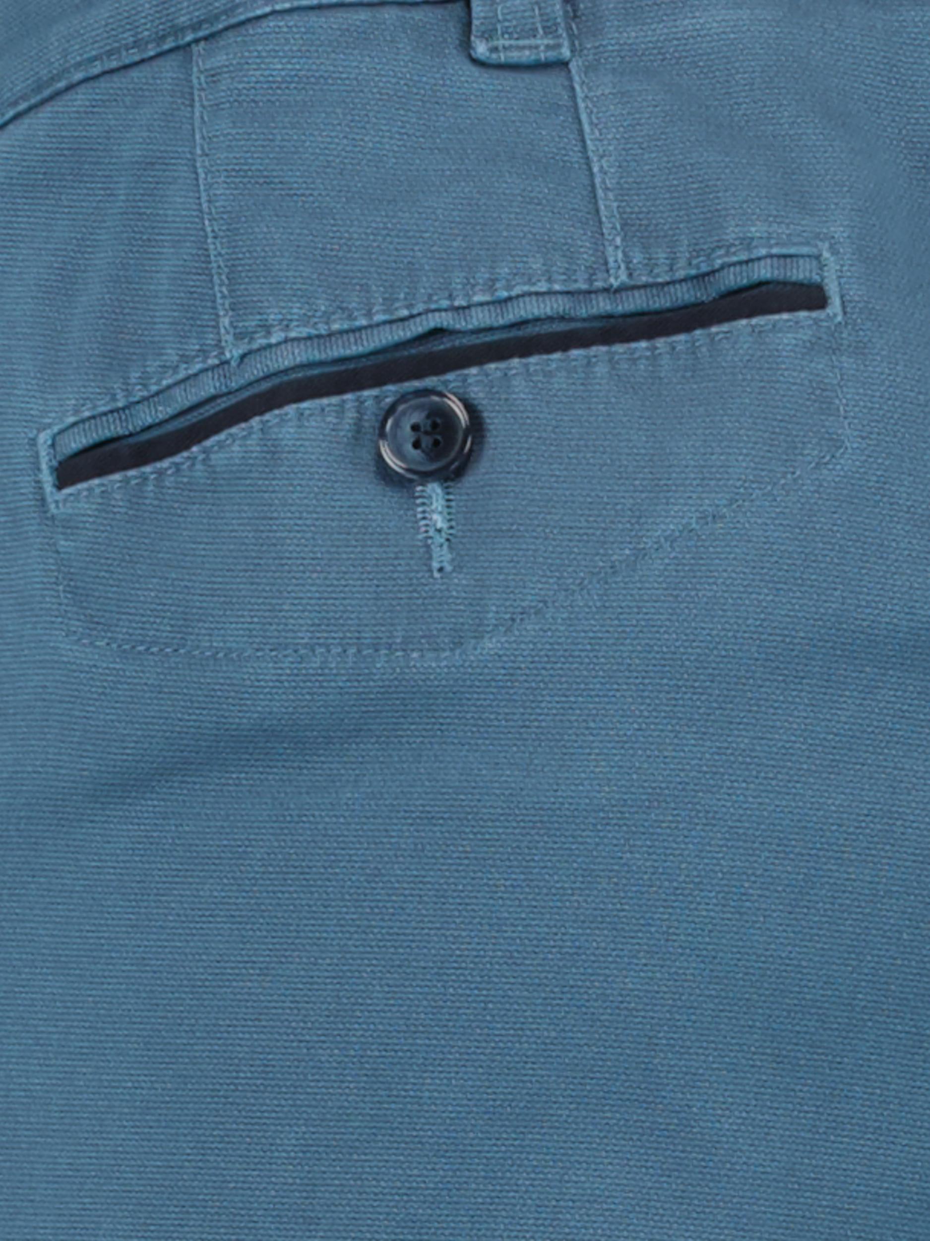 F043 Katoenen Broek Blauw  1.11.200/601