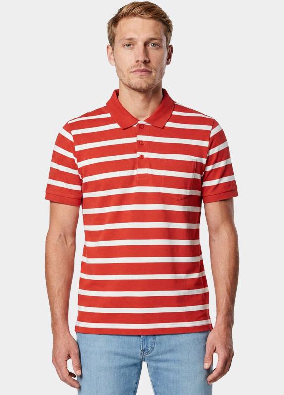 Commander flag Polo heren Rood  214008359/401