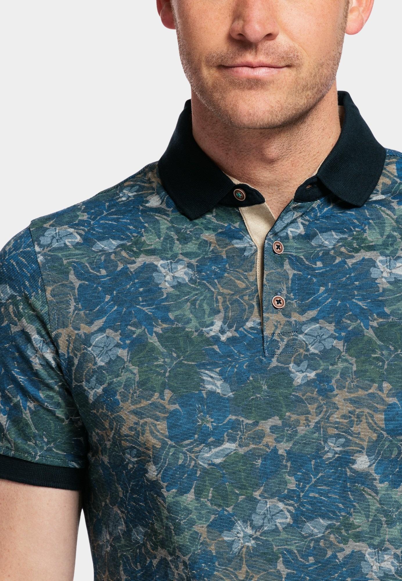Baileys Polo korte mouw Groen Poloshirt Jersey, all over pr 415228/73