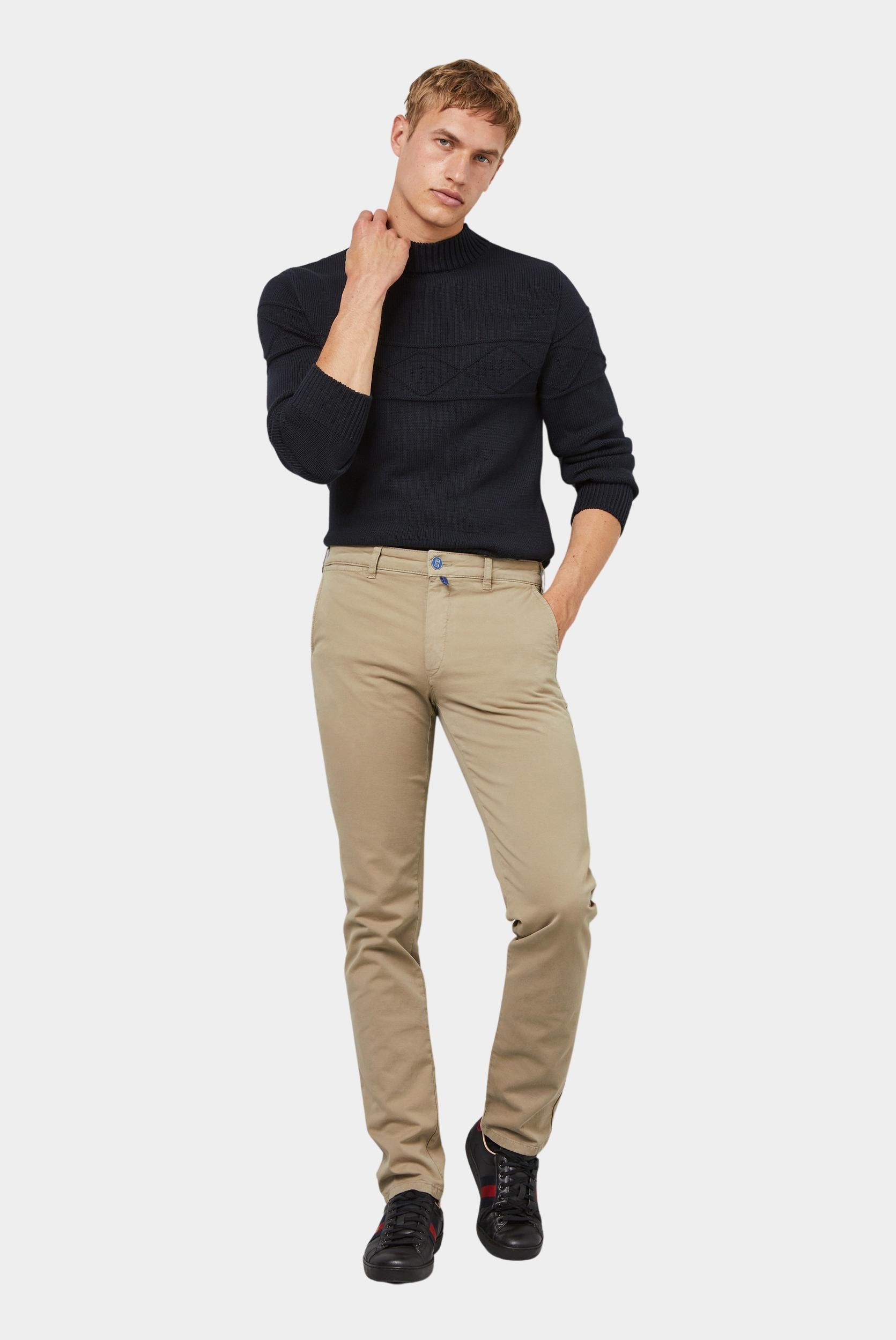 Meyer Katoenen Broek Beige M|5 CHINO Art.9-6001 3649600100/33