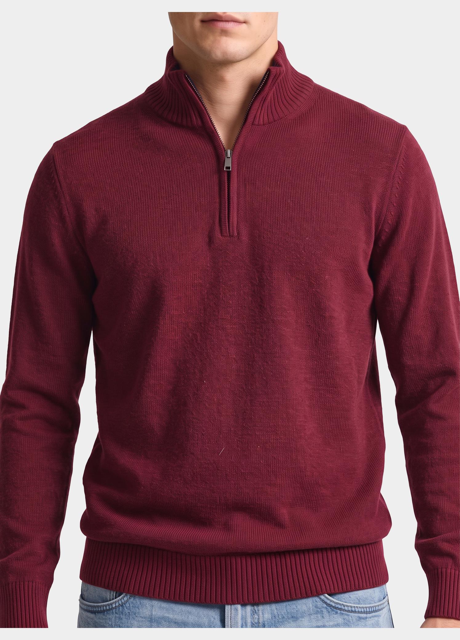 Bos Half Zip Rood  3042900/735