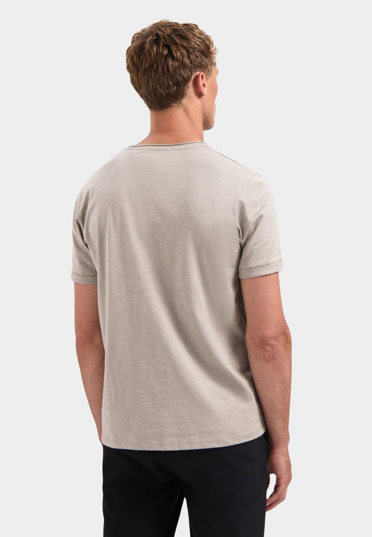 No Excess T-shirt korte mouw Grijs T-Shirt Crewneck Slub 29360702SN/018