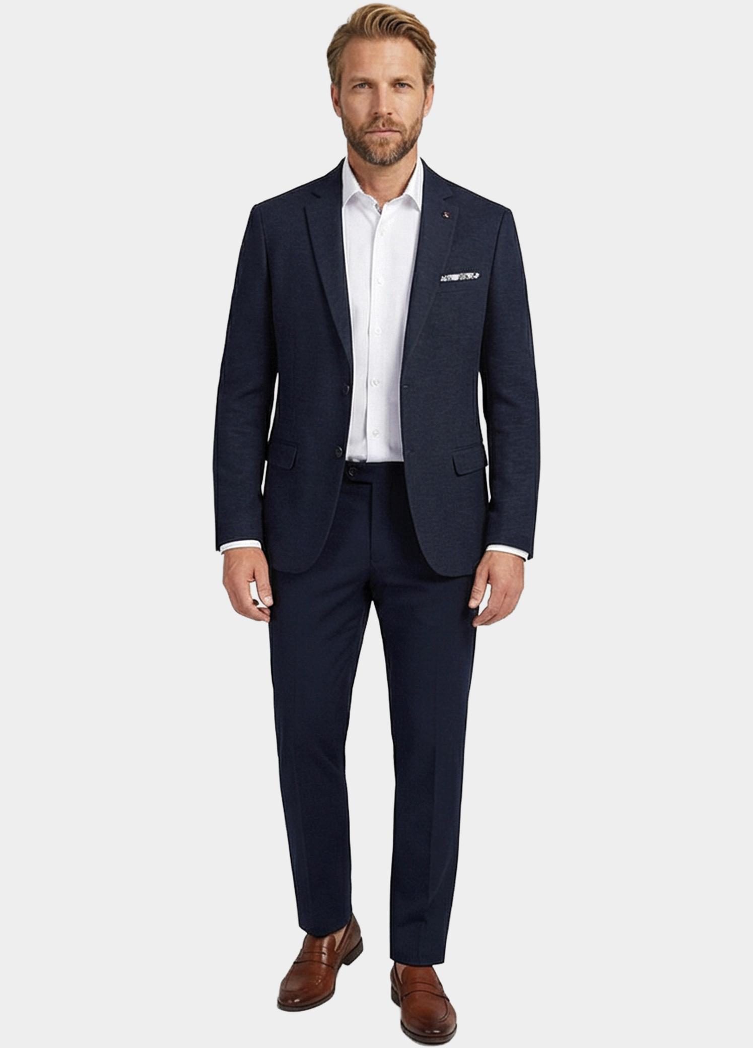 Giordano Colbert Blauw Robert blazer fully lined Wov 612610/60