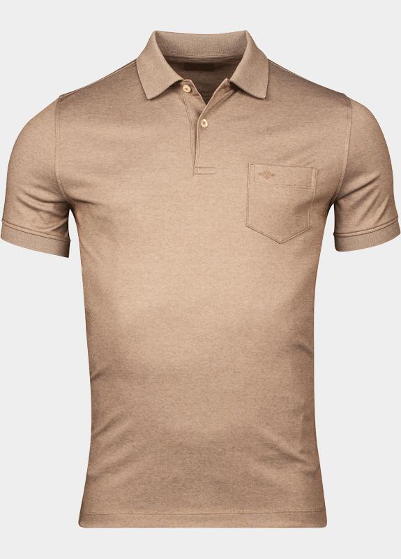 R.B. Boston Polo korte mouw Bruin Poloshirt 515280-78/88