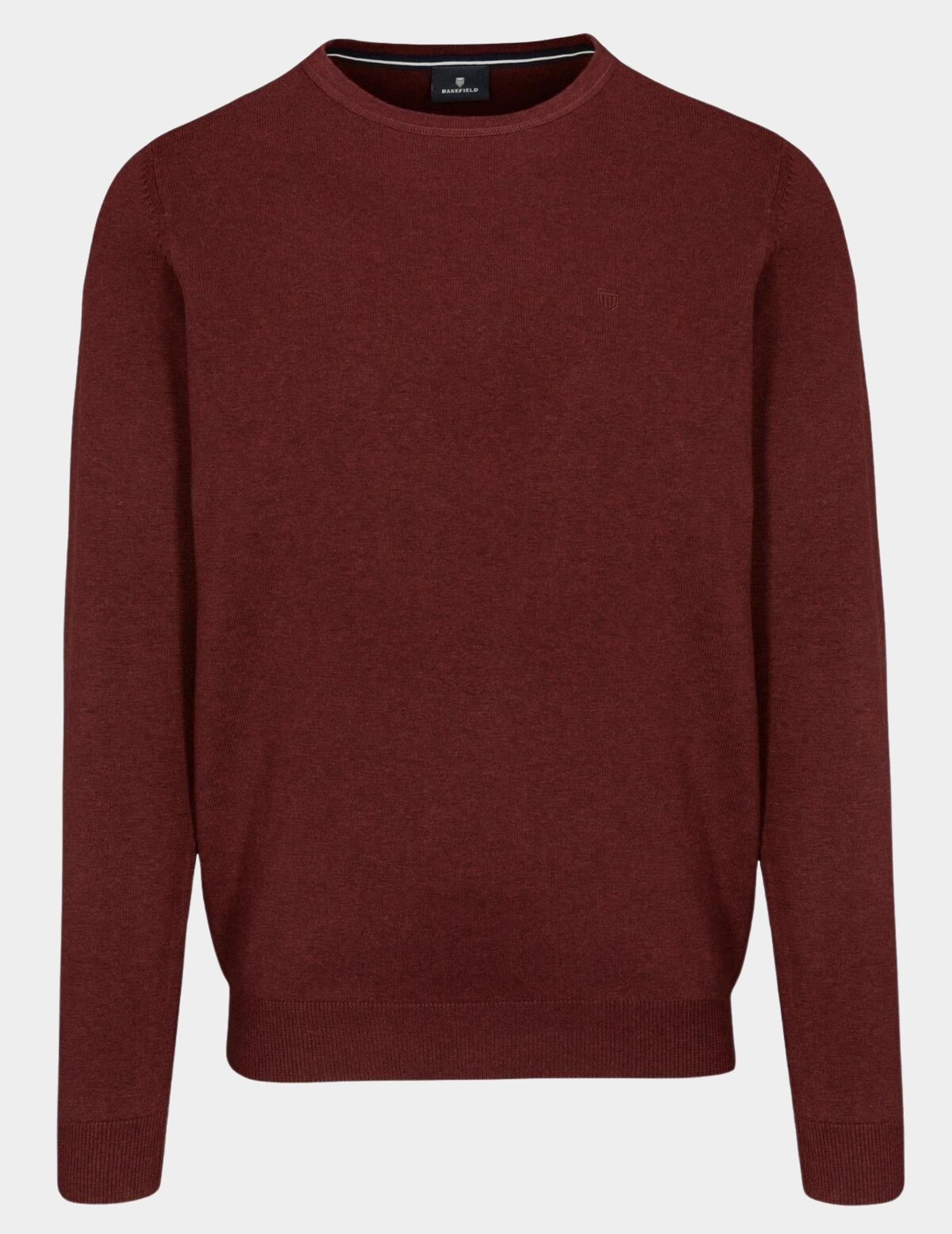 Basefield Pullover Rood (S) NOS Rundhals Pullover 219017901/406