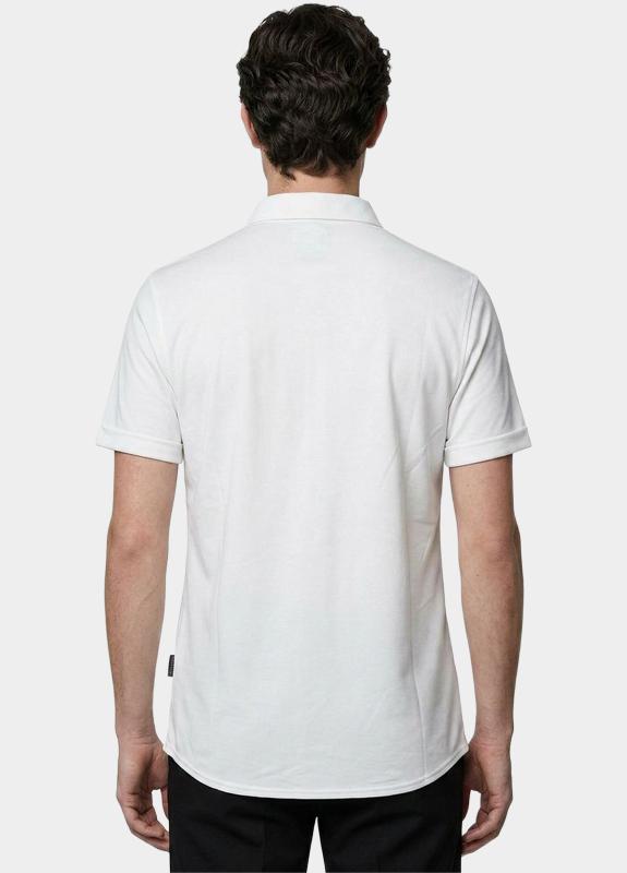 Bos overhemd korte mouw heren Wit  3507/Off White