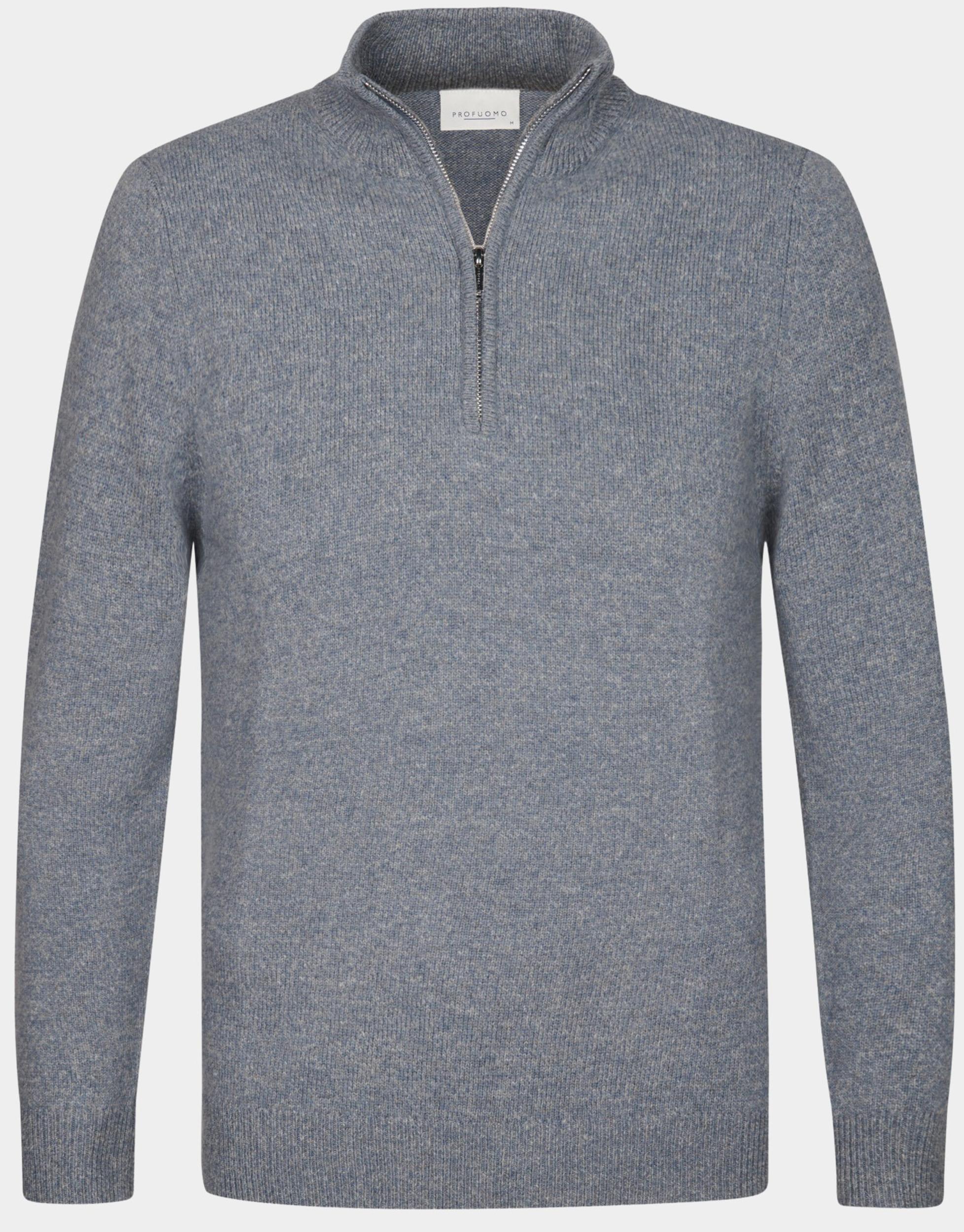 Profuomo Half Zip Blauw  PPWJ30029/E
