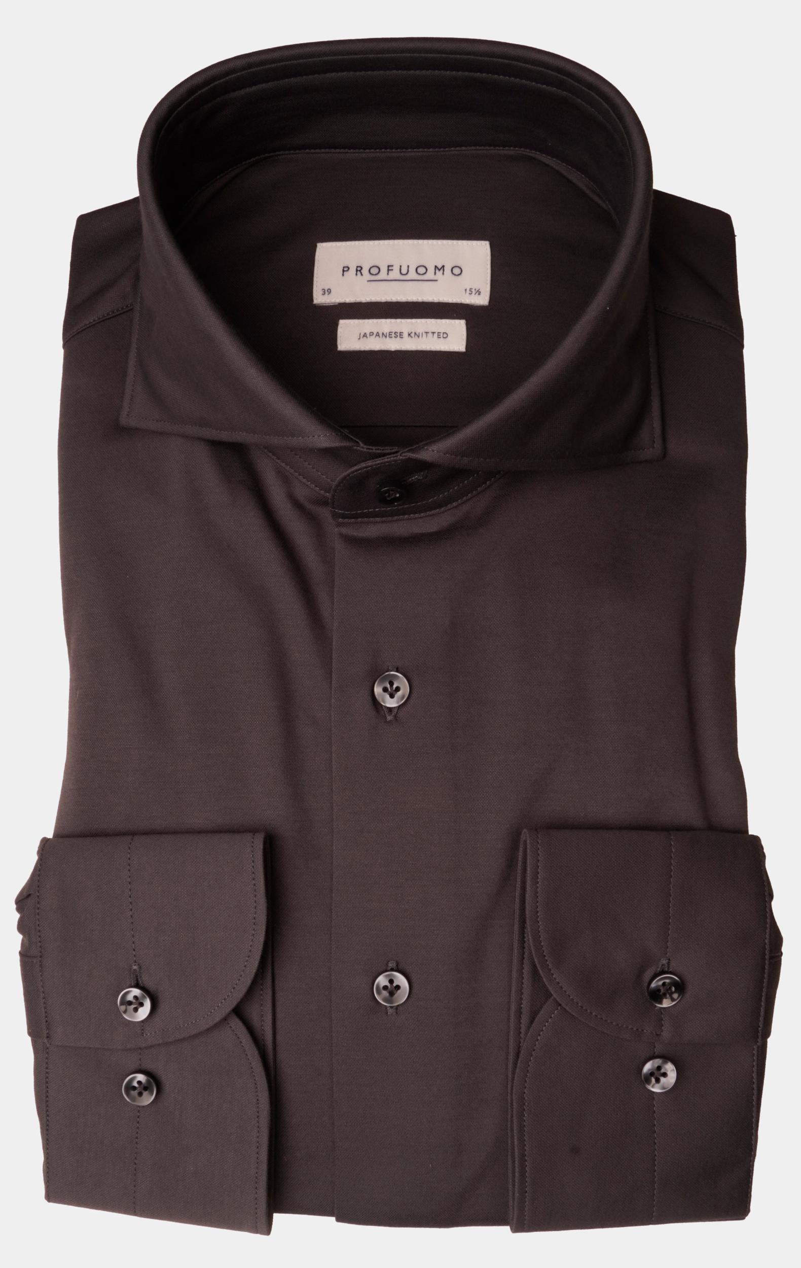 Profuomo Business hemd lange mouw Groen  PPUH30050D/Z