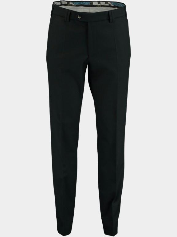 Meyer Wollen Pantalon Zwart Pantalon rio zwart modern fit 3242258090/09