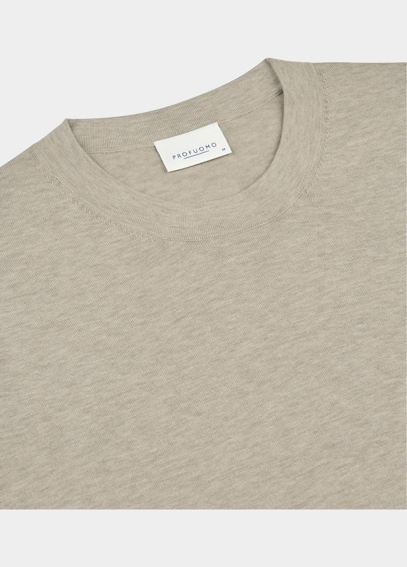 Profuomo T-shirt heren Beige  PPXT10009/G