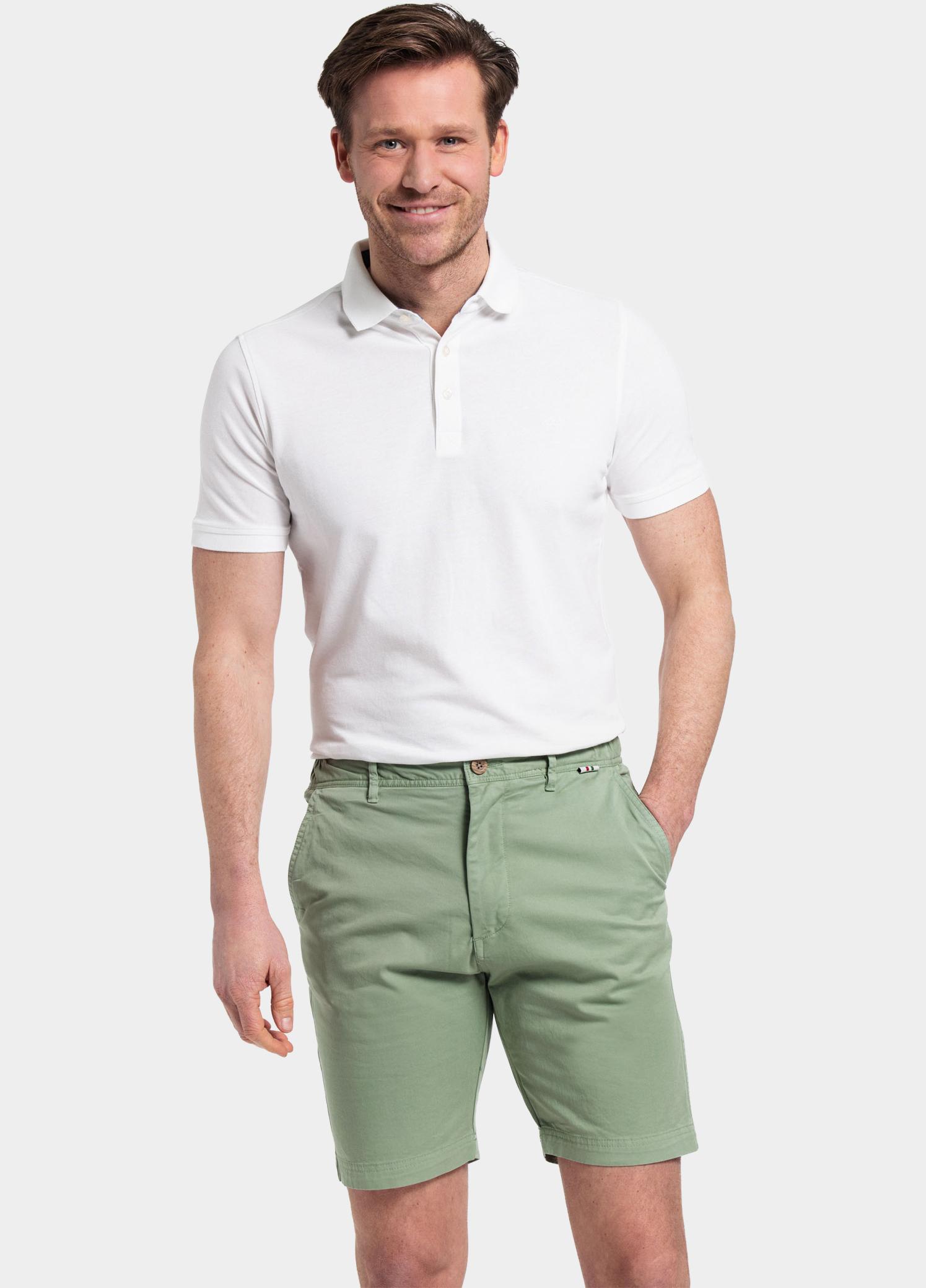 Giordano Korte Broek heren Groen Porter Short (elastic in wais 411117/73