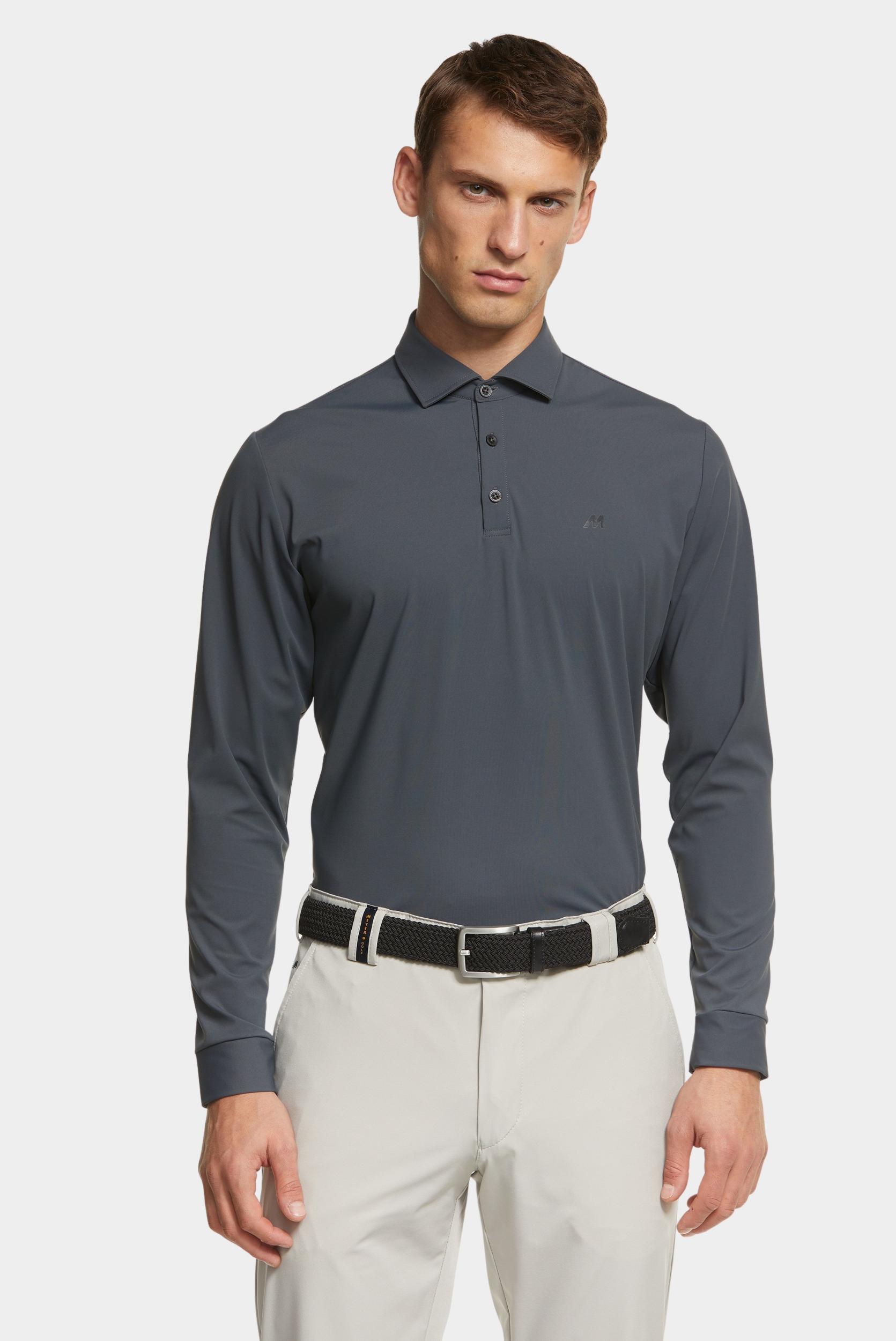 Meyer Polo lange mouw Grijs BRYSON Art.9-9007 9529900700/08