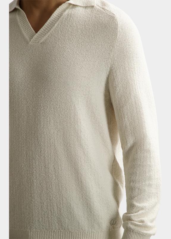 Dstrezzed Polo lange mouwen heren Beige DS_Luke Polo 406006/107