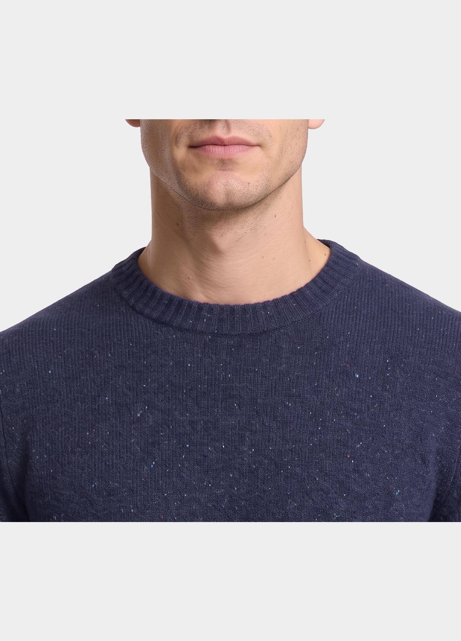 Basefield Pullover Blauw Rundhals Pullover 219018514/654