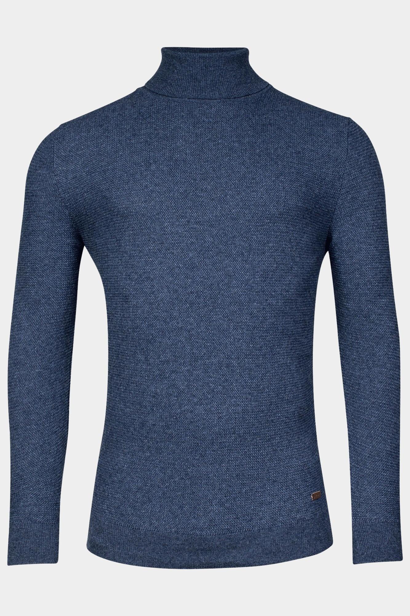 Baileys Coltrui Blauw High Neck Pullover  12gg, min 328545/651