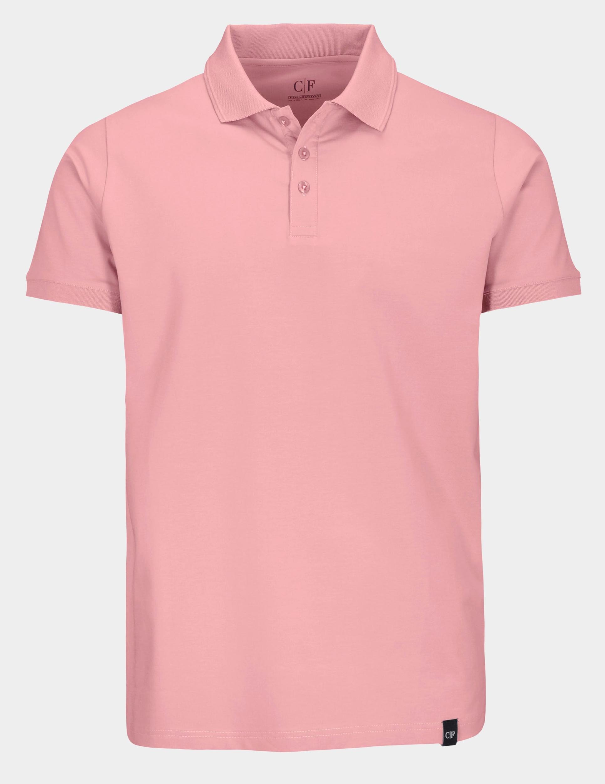 Commander Polo korte mouw Roze (S)-NOS 3-Knopf Poloshirt 1/2 213011985/406