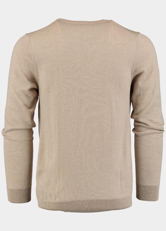 Born With Appetite Pullover Beige Rick R-neck Pullover Merino 00005RI12/2500 Sand