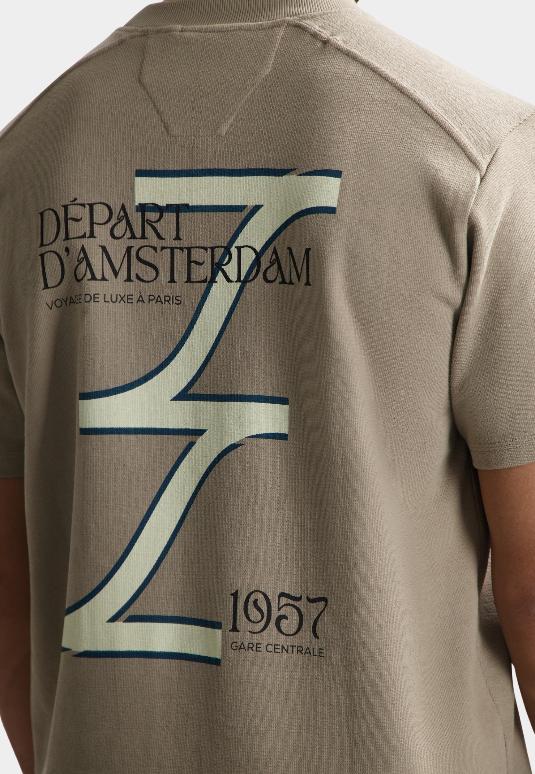 Dstrezzed T-shirt korte mouw Groen Lasse Tee Graphic 203502/276