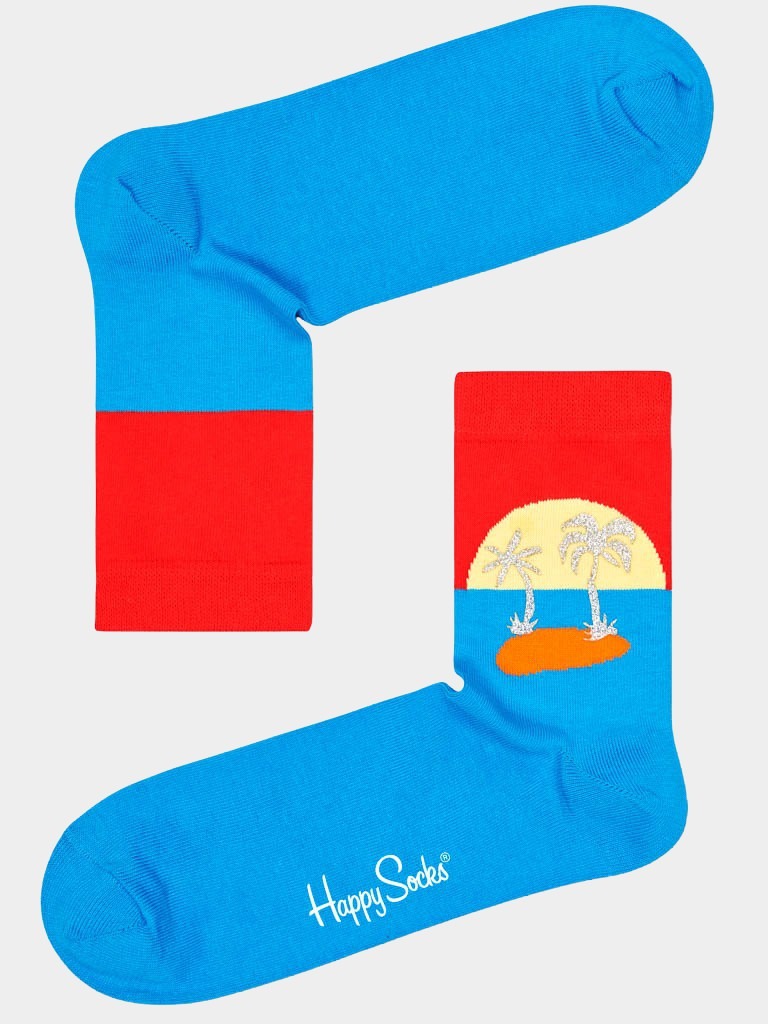 Happy Socks Sokken Blauw Meet Me At Sunset MMS13/6300