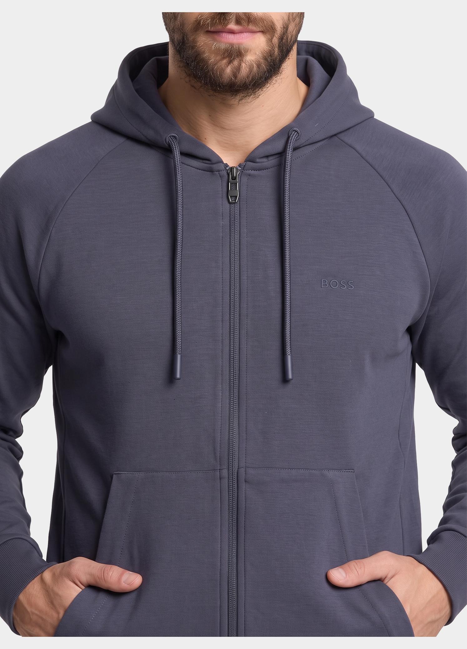 BOSS Green Hoodie heren Blauw Saggy 10280596 01 50565305/402