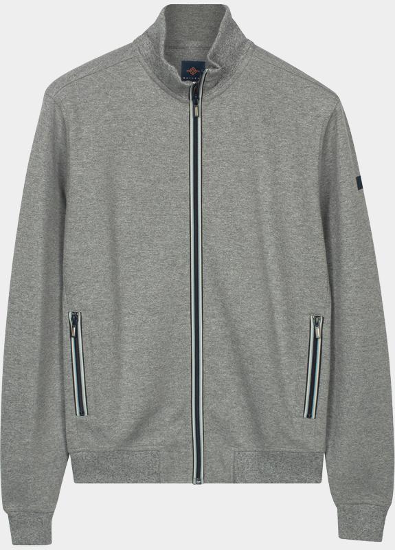 Baileys sweatvest heren Grijs Sweat Cardigan Zip double fac 612242/93