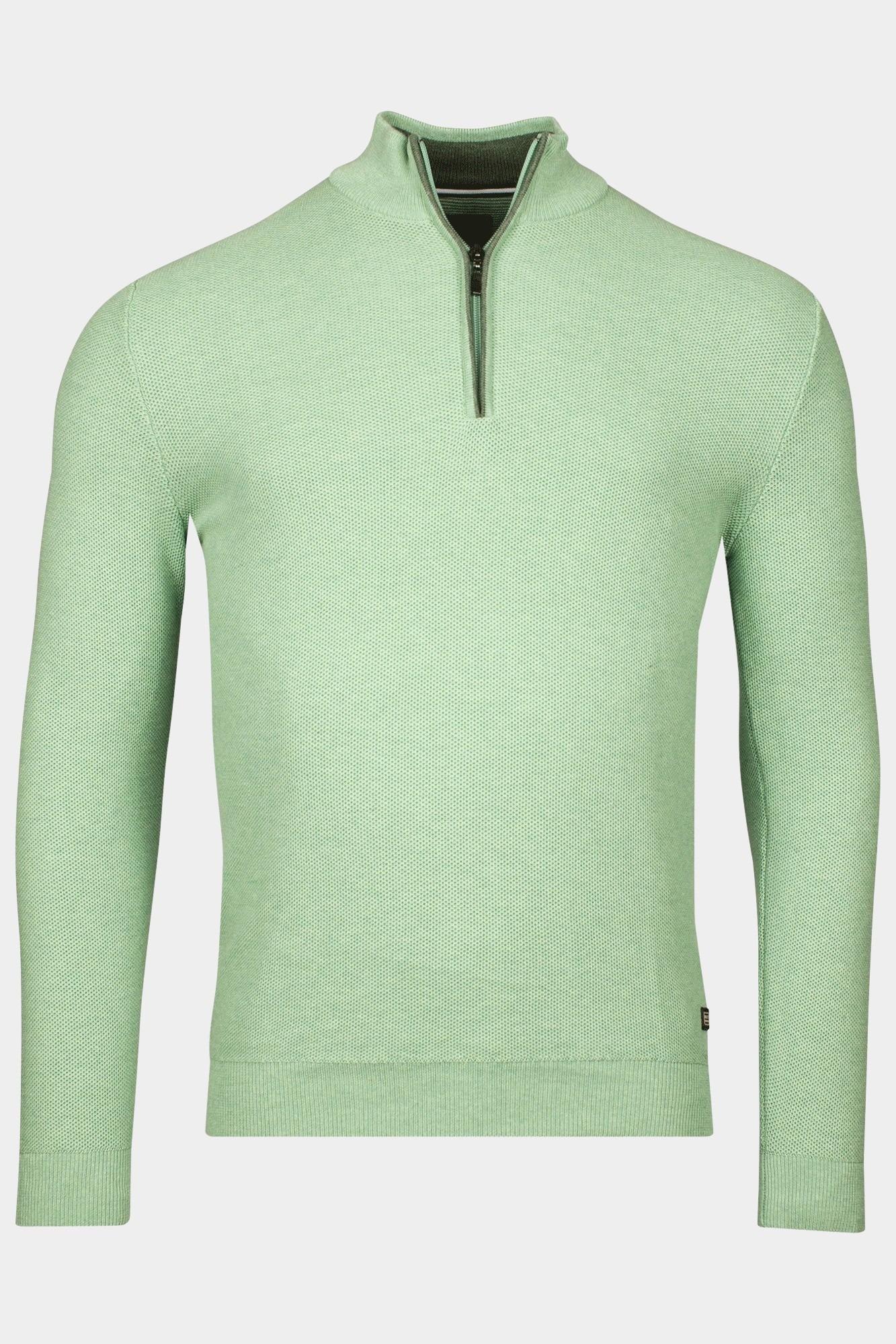 Baileys Half Zip Groen Pullover 1/2 Zip  12gg, struc 518491/715