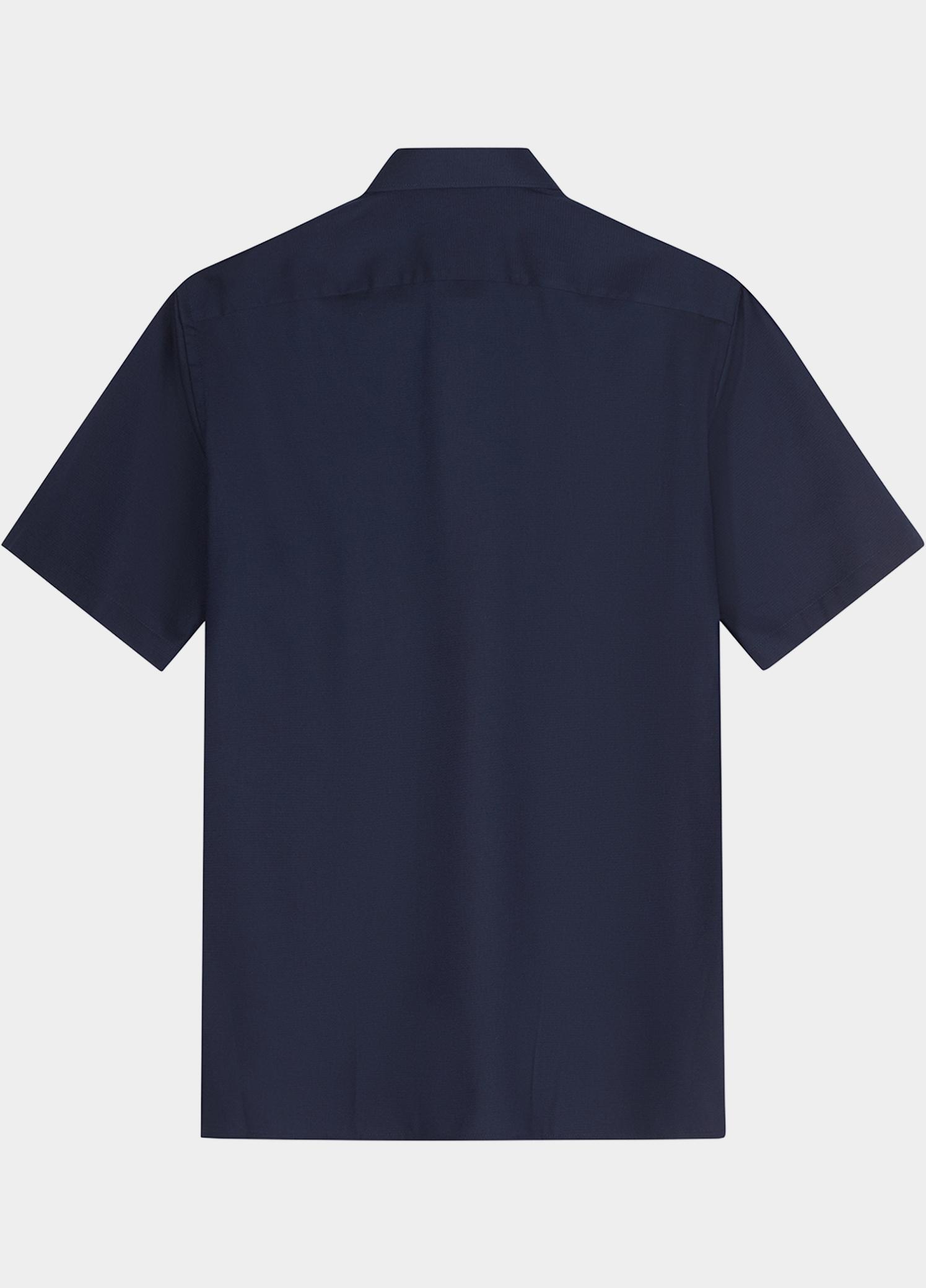 Olymp Zakelijk hemd korte mouw Blauw Luxor 104612/18