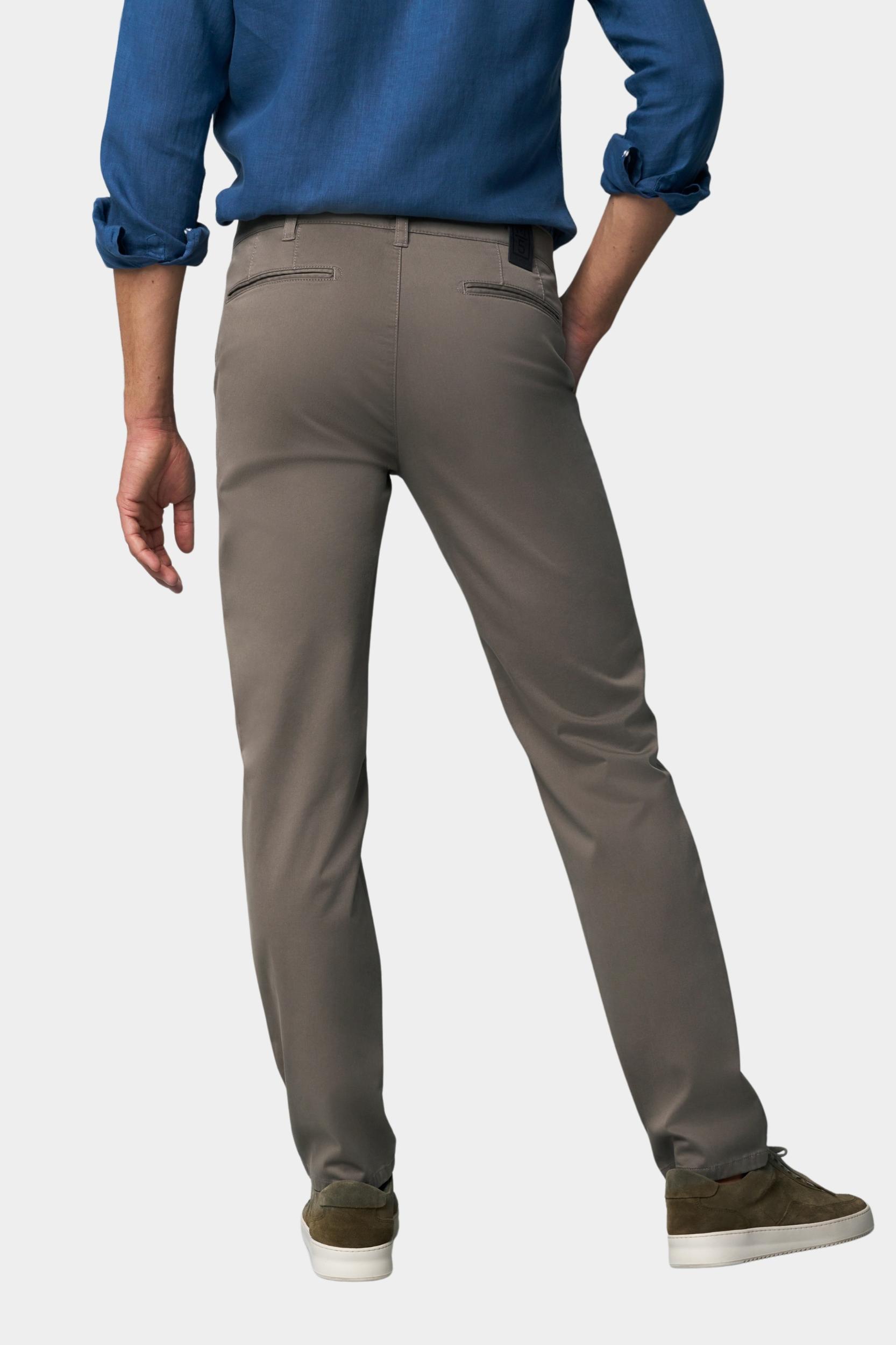 Meyer Katoenen Broek Bruin CHINO Art.1-6181 3641618100/35